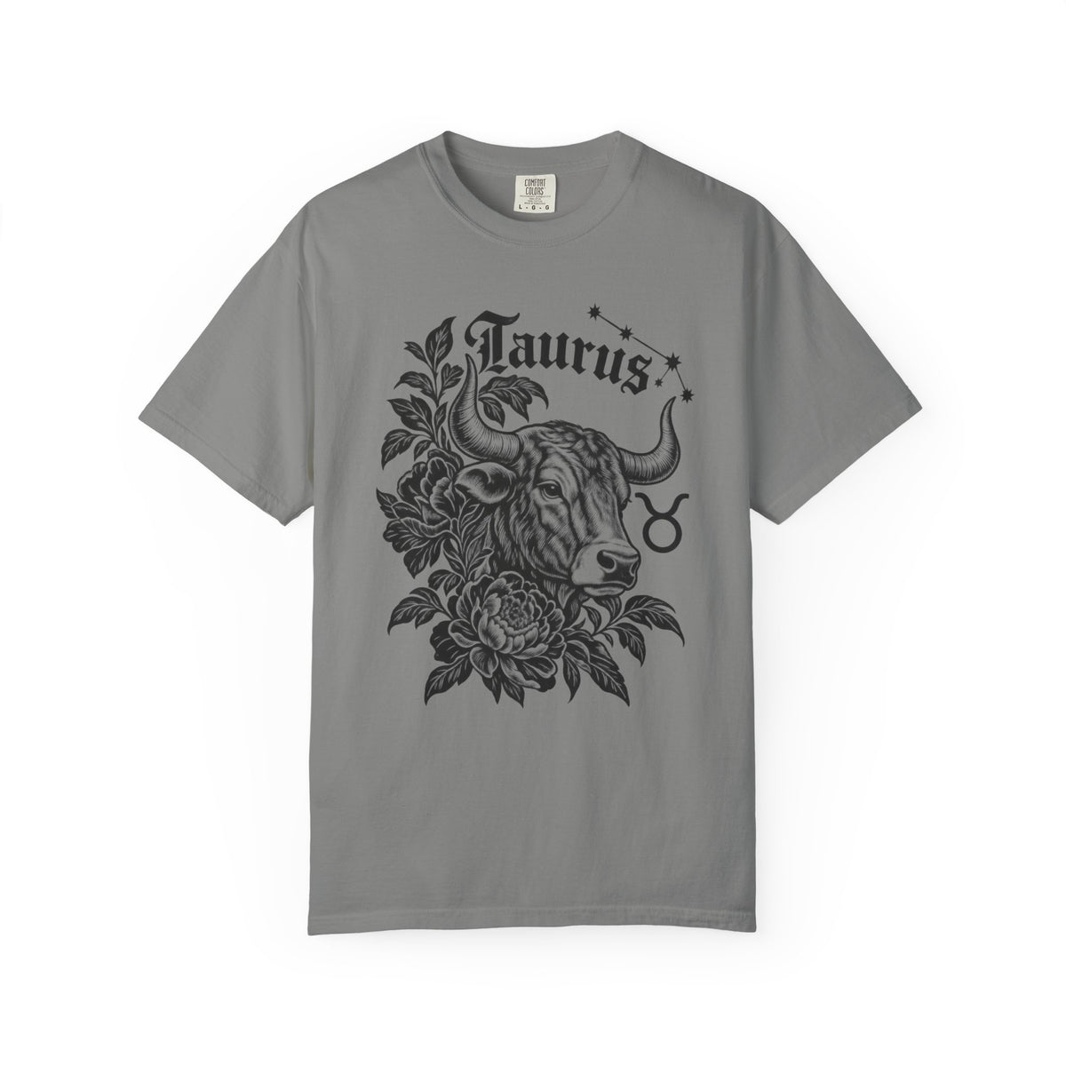 Taurus Zodiac T-Shirt — Floral Bull Astrology Tee