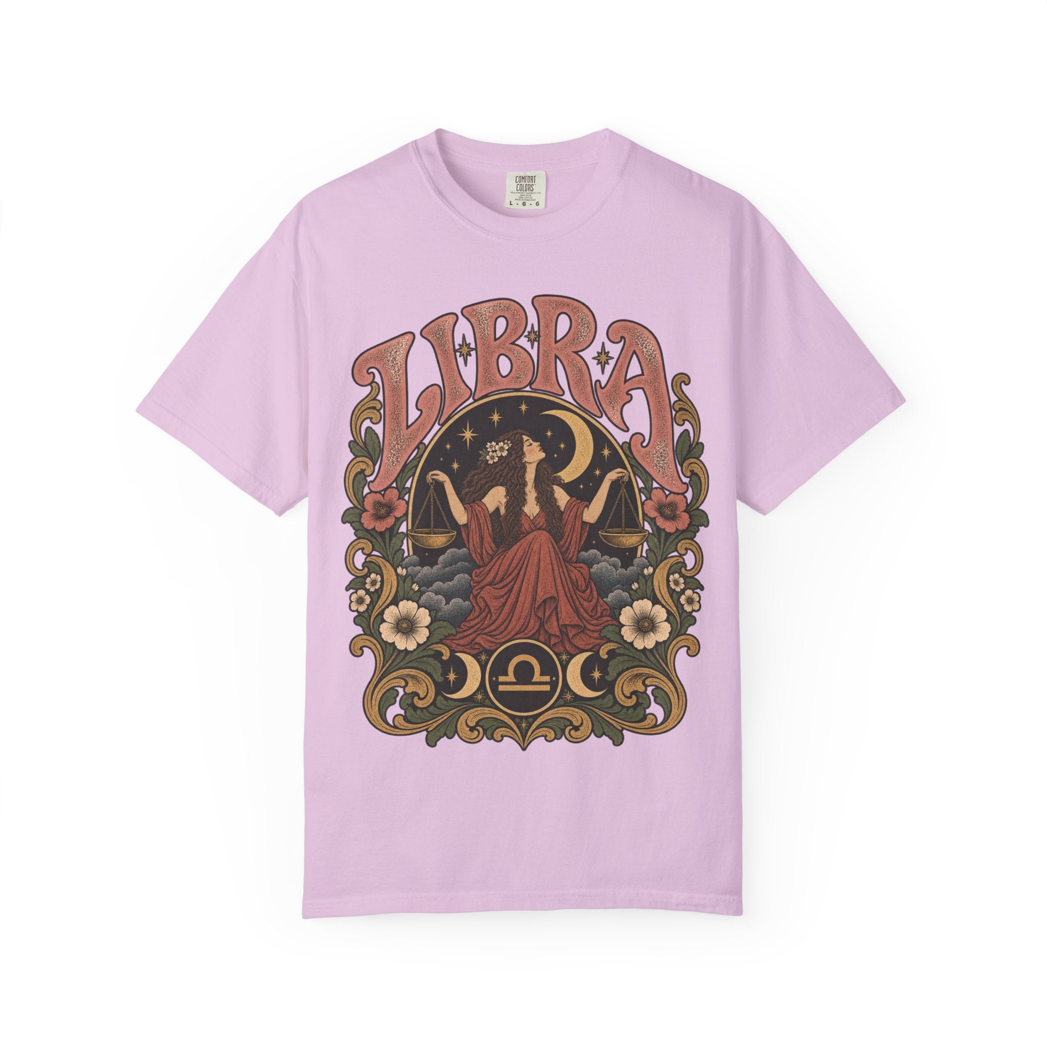 T-Shirt — Libra Vintage Zodiac Graphic Tee