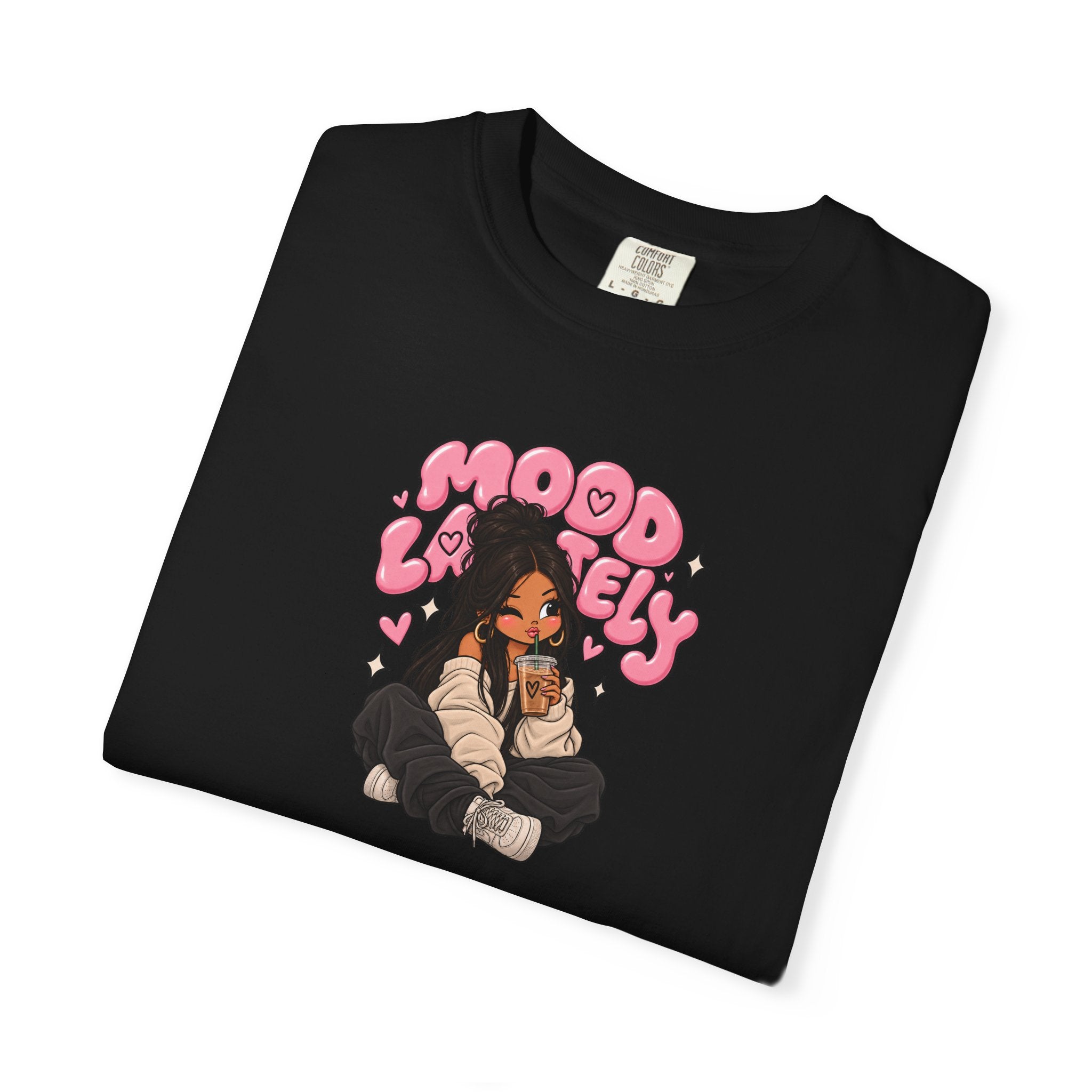 Mood Lovely T-Shirt — Cute Cartoon Girl Graphic Tee