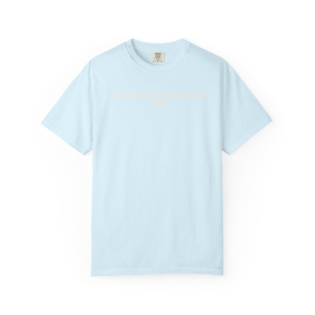I'm Literally Just an Aquarius Tee — Funny Zodiac Graphic T-Shirt
