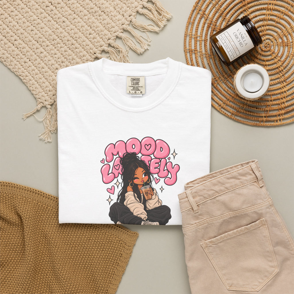 Mood Lovely T-Shirt — Cute Cartoon Girl Graphic Tee