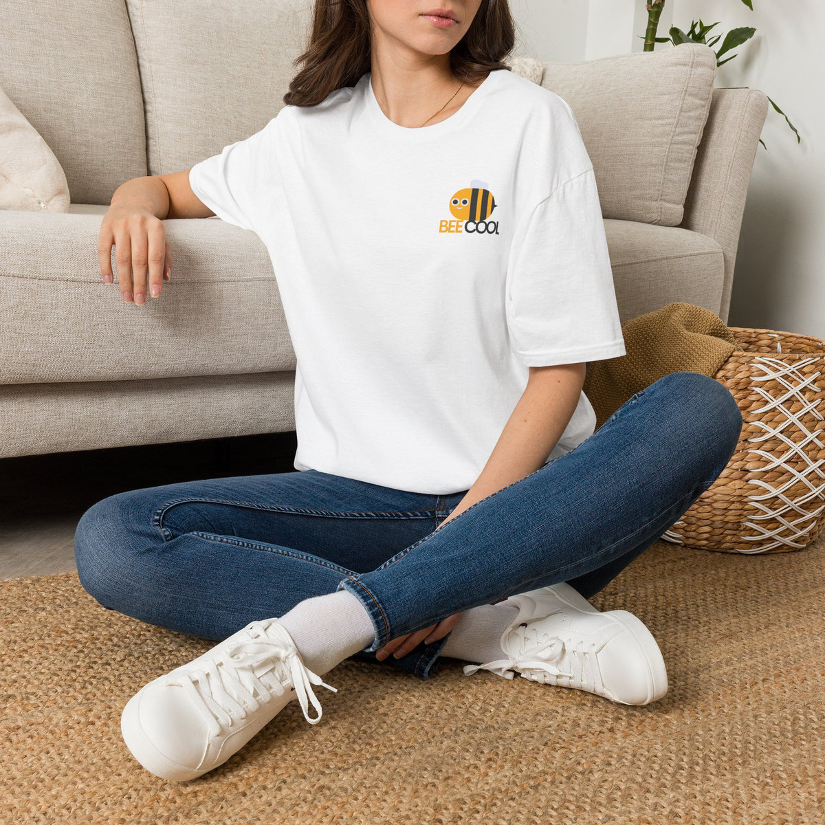 Bee Cool T‑Shirt — Cute Minimal Bee Graphic Tee
