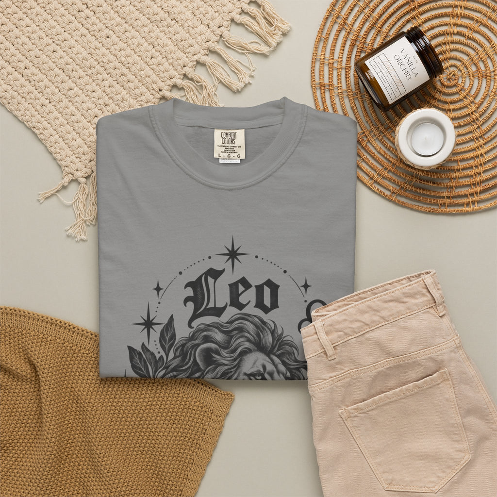 Leo Zodiac Lion T-Shirt — Astrology Horoscope Tee