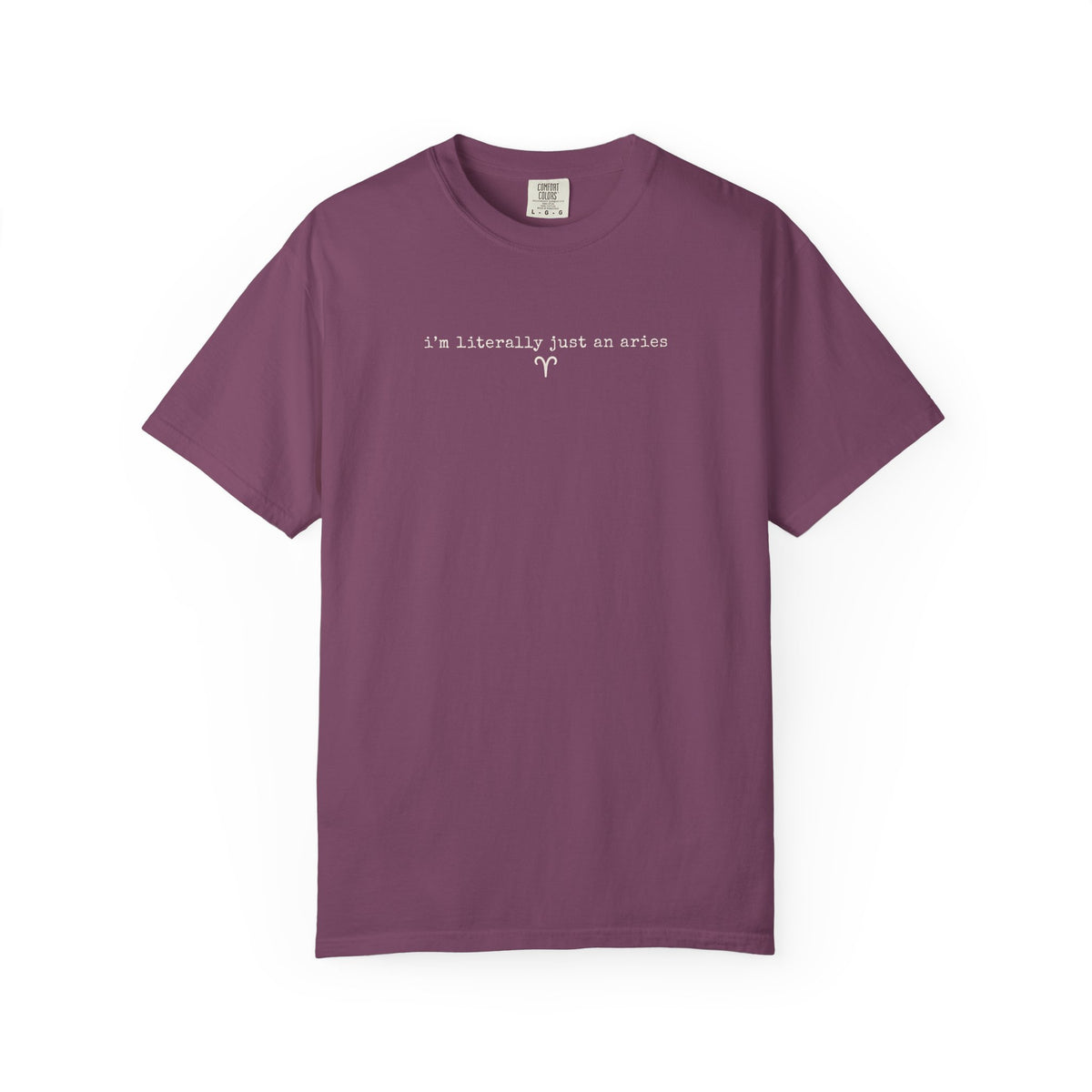 I'm Literally Just an Aries Tee — Funny Zodiac Graphic T-Shirt