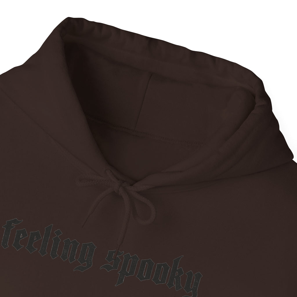 Feeling Spooky Hoodie - Gothic Script Halloween Sweatshirt