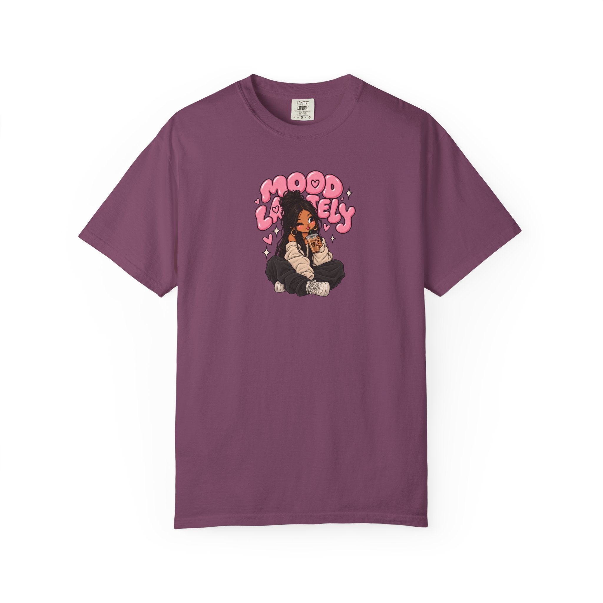 Mood Lovely T-Shirt — Cute Cartoon Girl Graphic Tee