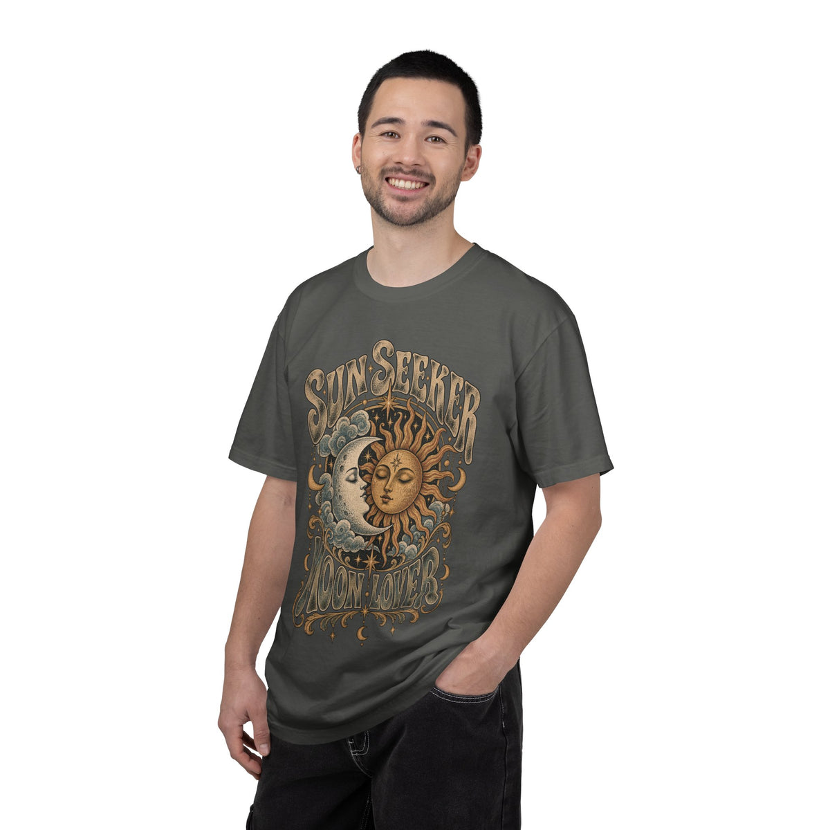Sunseeker Moonlovers T-Shirt — Vintage Sun & Moon Graphic Tee