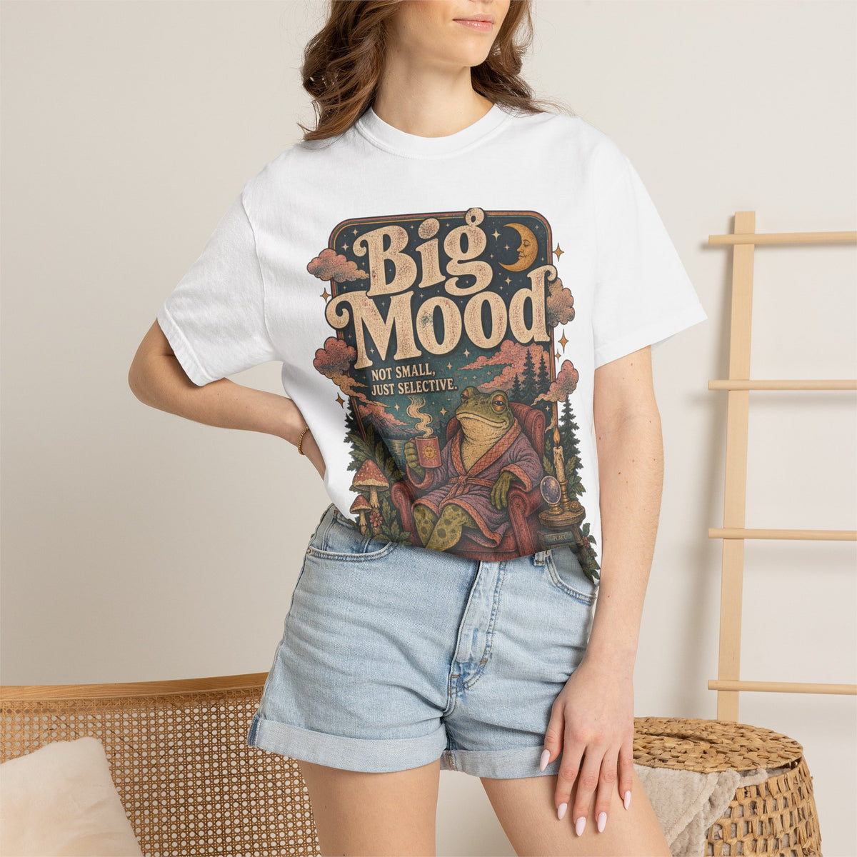 Big Mood Graphic T-Shirt — Cozy Retro Camping Vibe