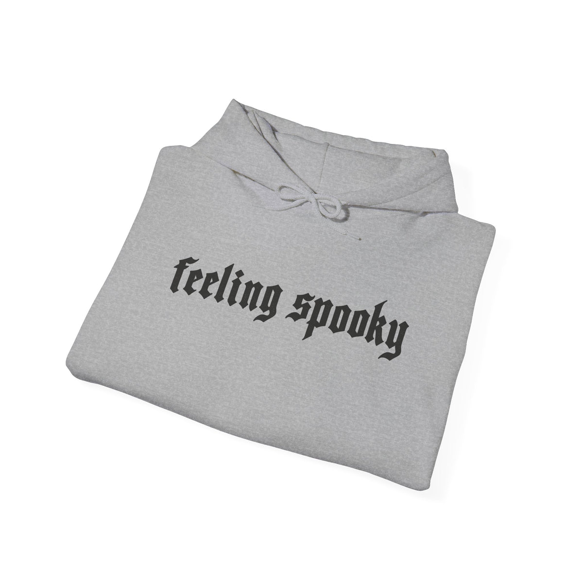 Feeling Spooky Hoodie - Gothic Script Halloween Sweatshirt