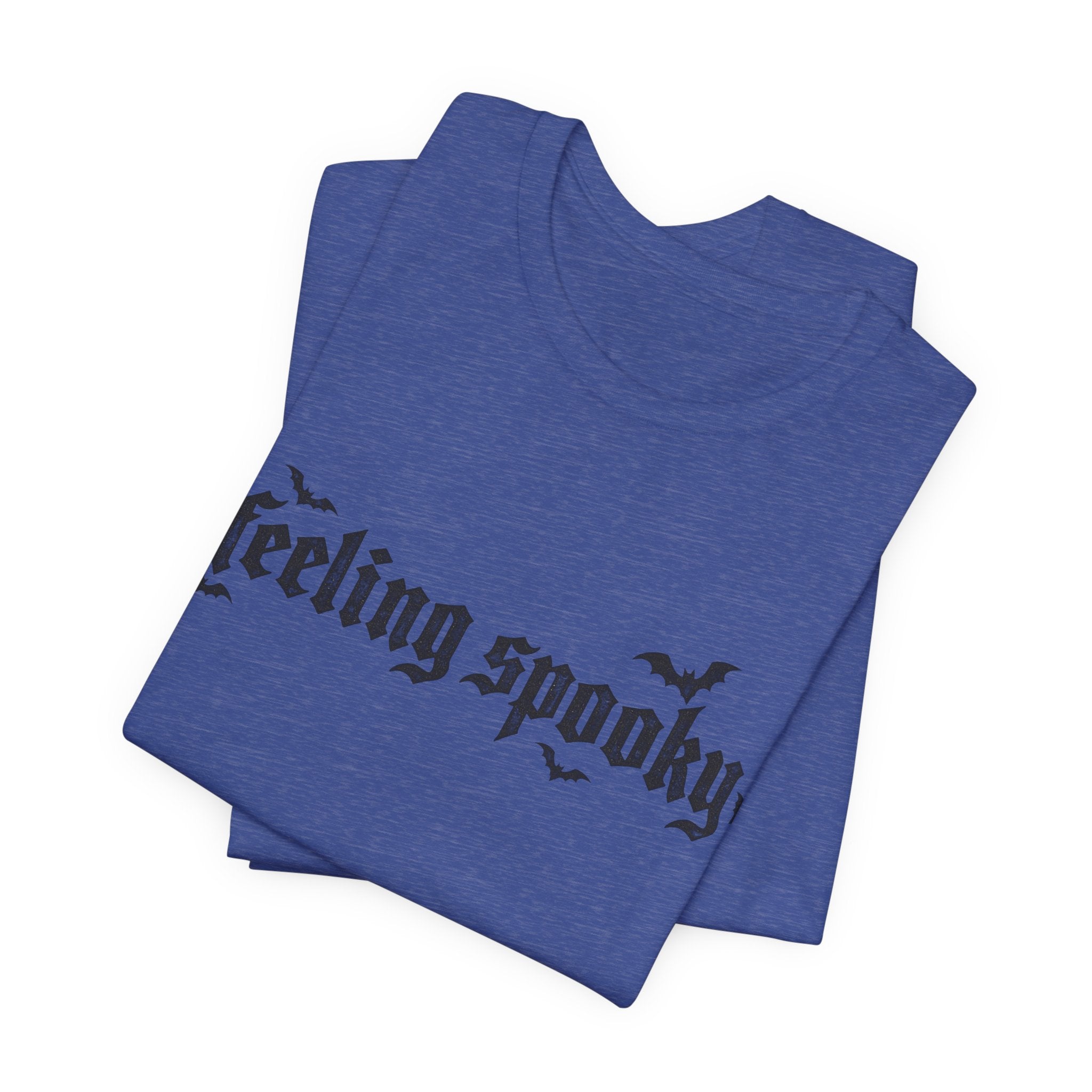 Feeling Spooky T-Shirt — Gothic Halloween Tee with Bats