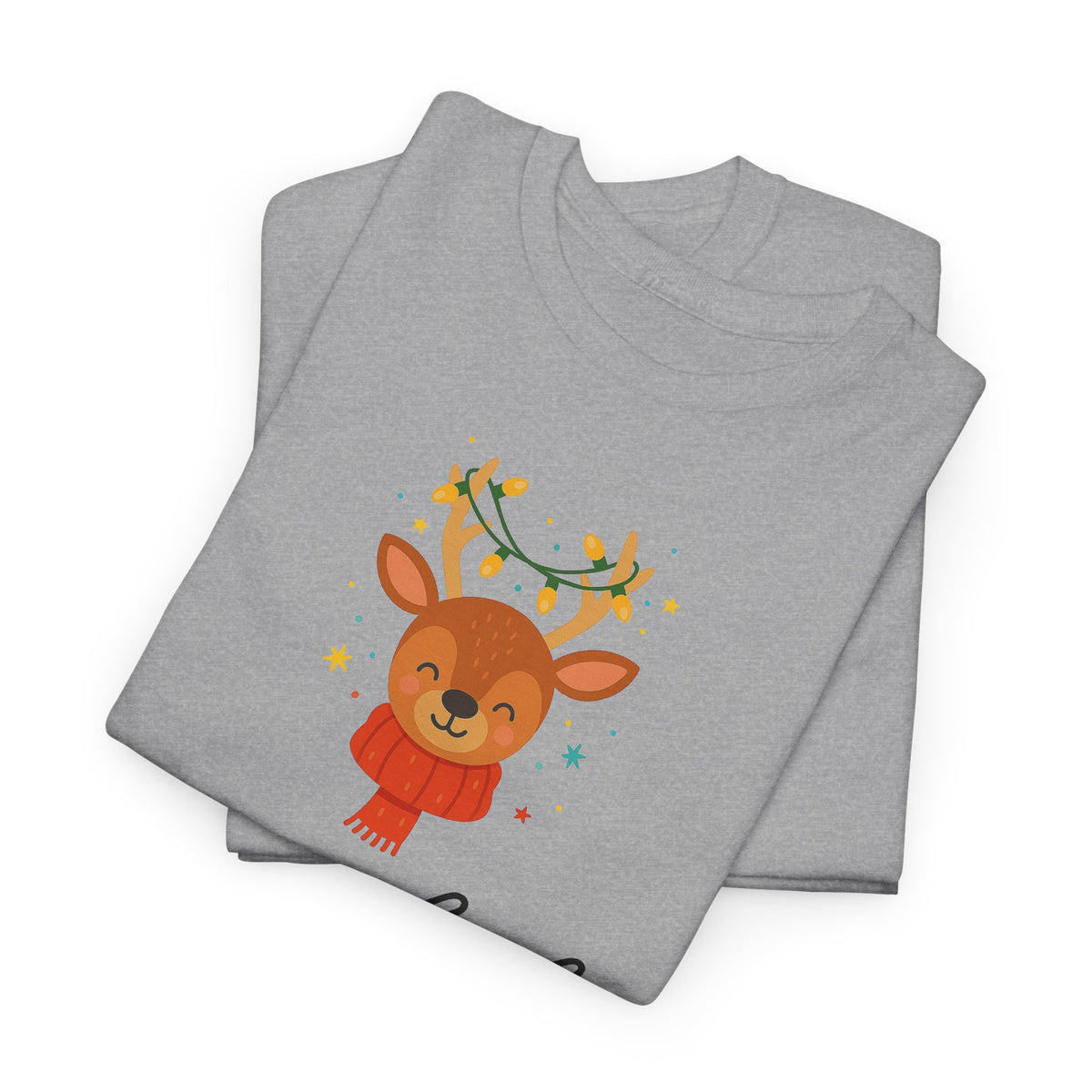 Joyful Reindeer Tee – Cute Holiday Christmas Shirt