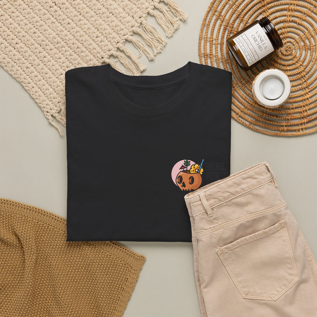 Here for the Boos Halloween T‑Shirt — Cute Boo Crew Graphic Tee