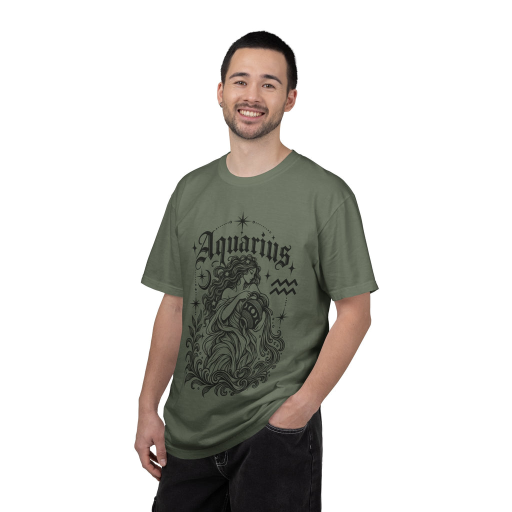 Aquarius Zodiac T-Shirt — Water Bearer Astrology Tee