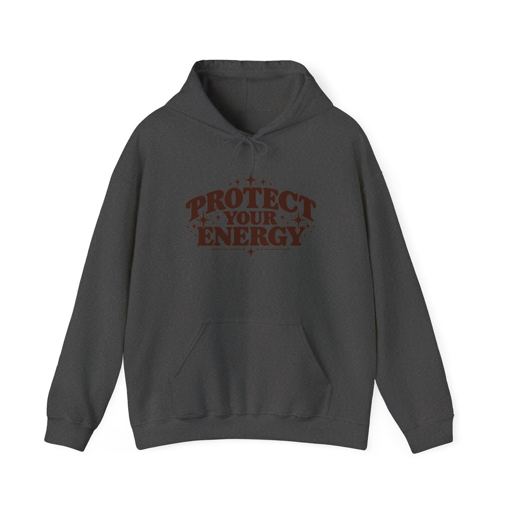 Protect Your Energy Hoodie — Positive Vibes Graphic Pullover