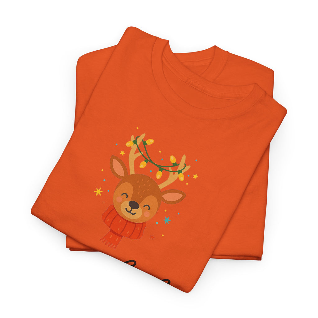 Joyful Reindeer Tee – Cute Holiday Christmas Shirt