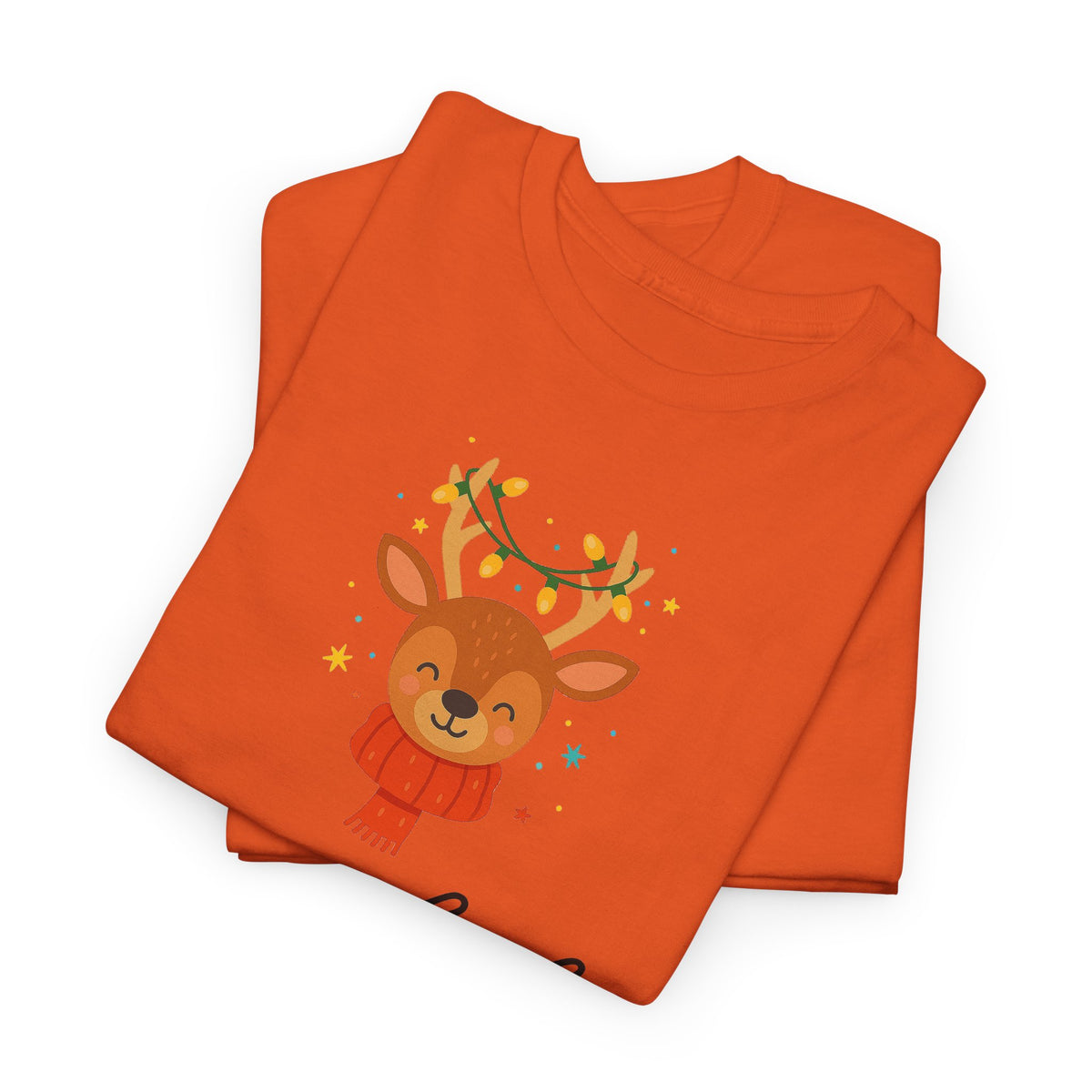 Joyful Reindeer Tee – Cute Holiday Christmas Shirt