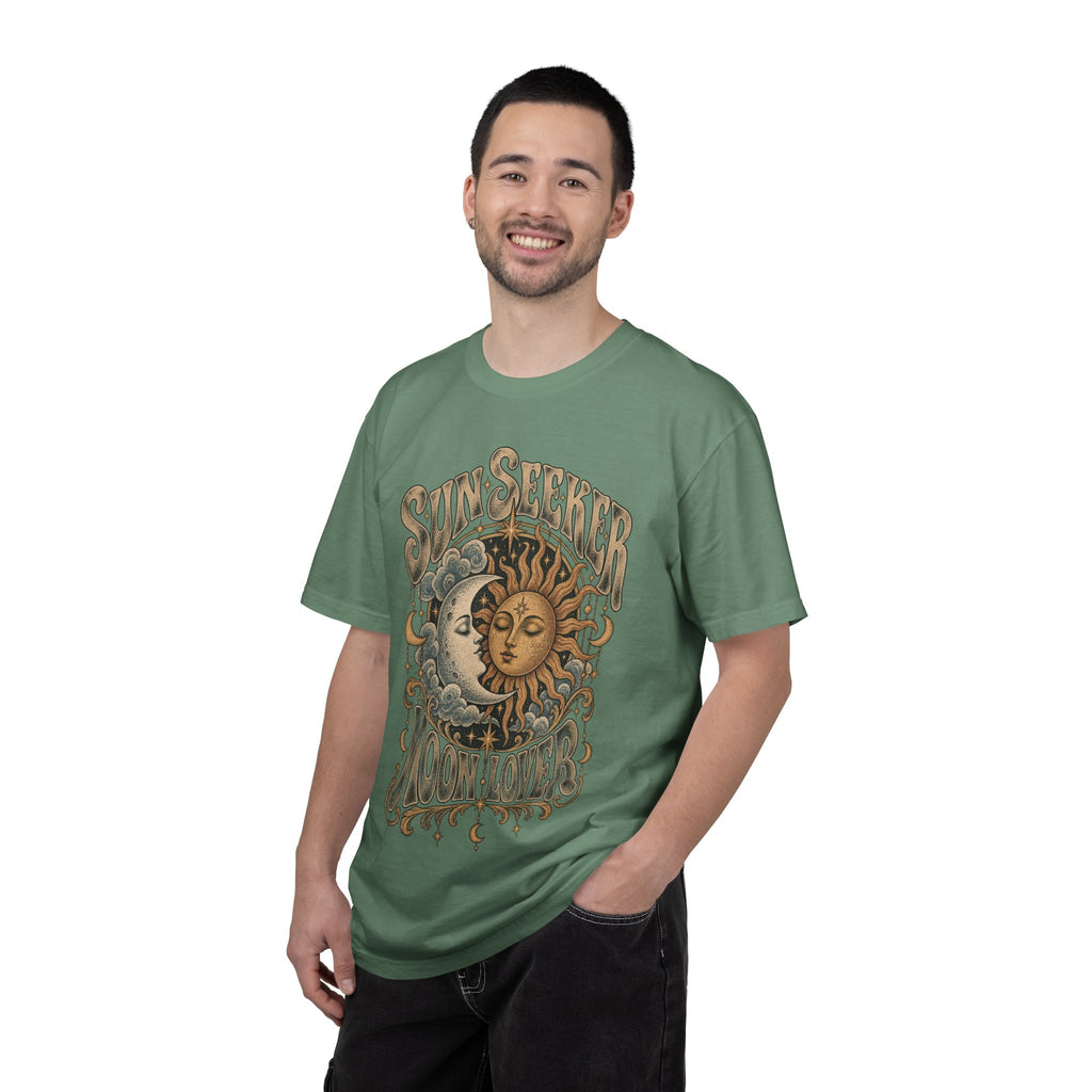 Sunseeker Moonlovers T-Shirt — Vintage Sun & Moon Graphic Tee