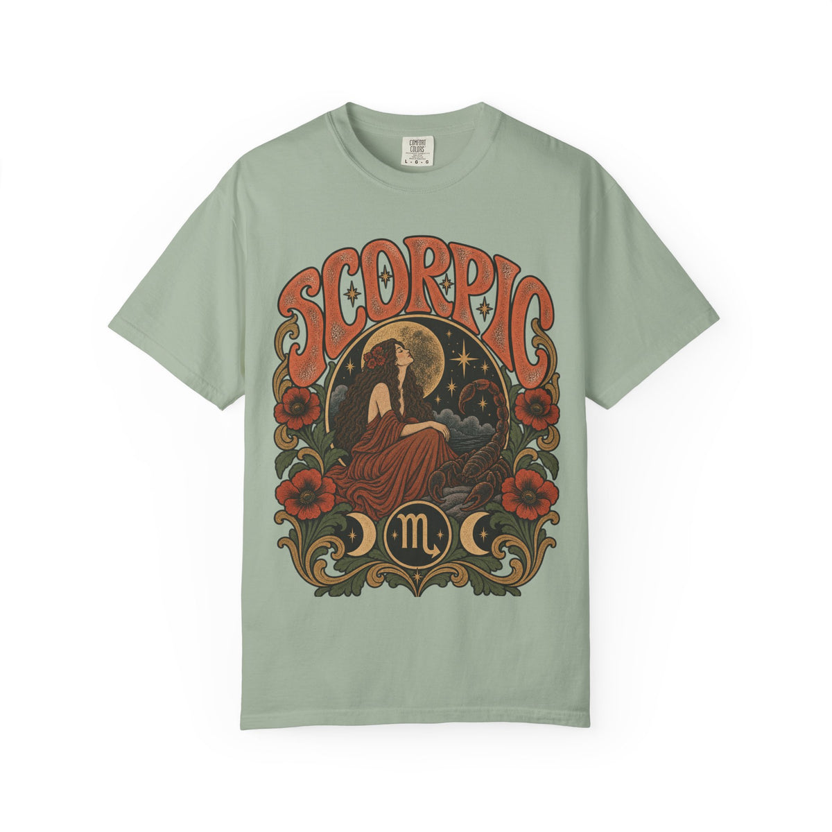 Scorpio Zodiac Tee — Vintage Astrology Graphic T-Shirt