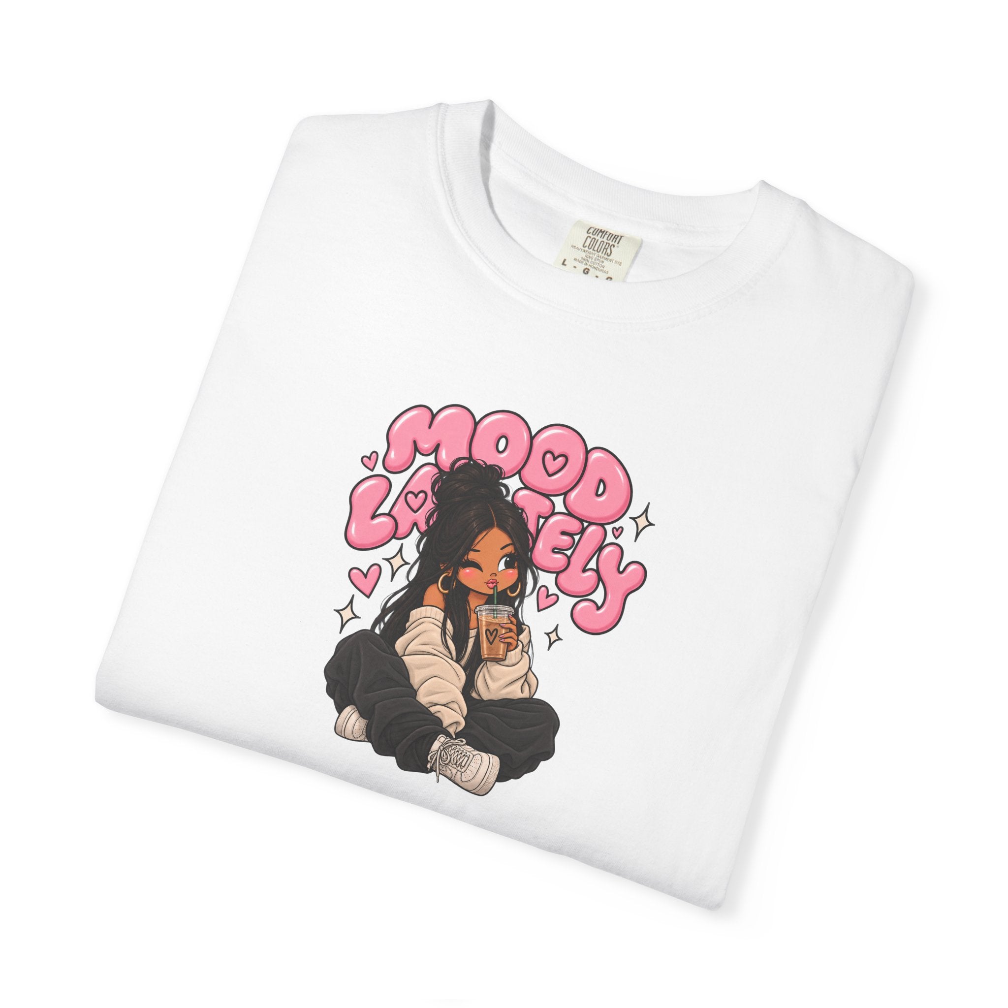 Mood Lovely T-Shirt — Cute Cartoon Girl Graphic Tee