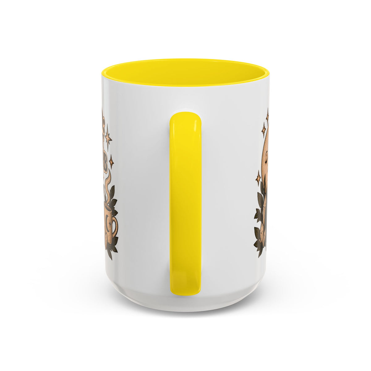 Mood: Do Not Disturb Mug — Sleepy Cat & Moon Ceramic Coffee Mug