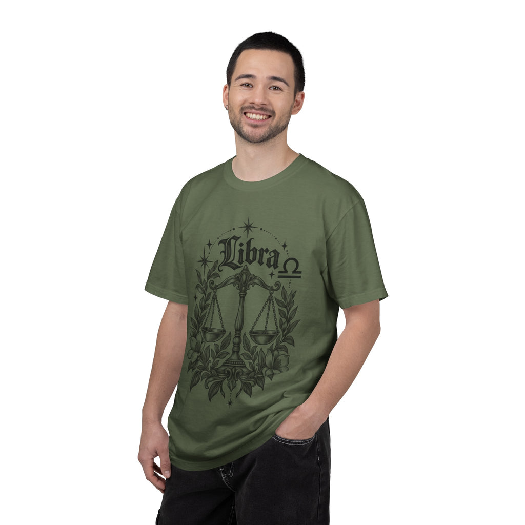 Libra Zodiac Scales T-Shirt — Astrological Sign Graphic Tee