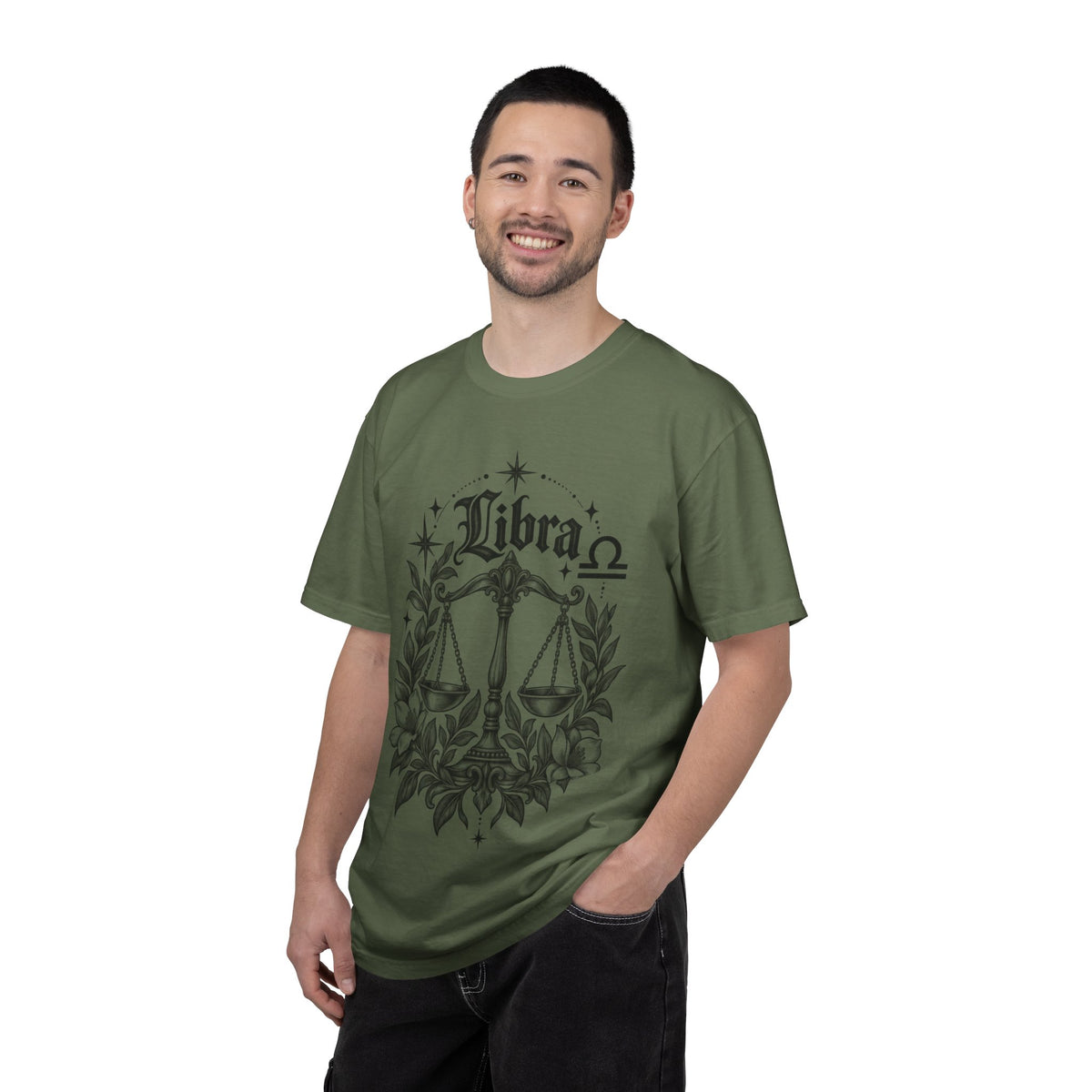 Libra Zodiac Scales T-Shirt — Astrological Sign Graphic Tee