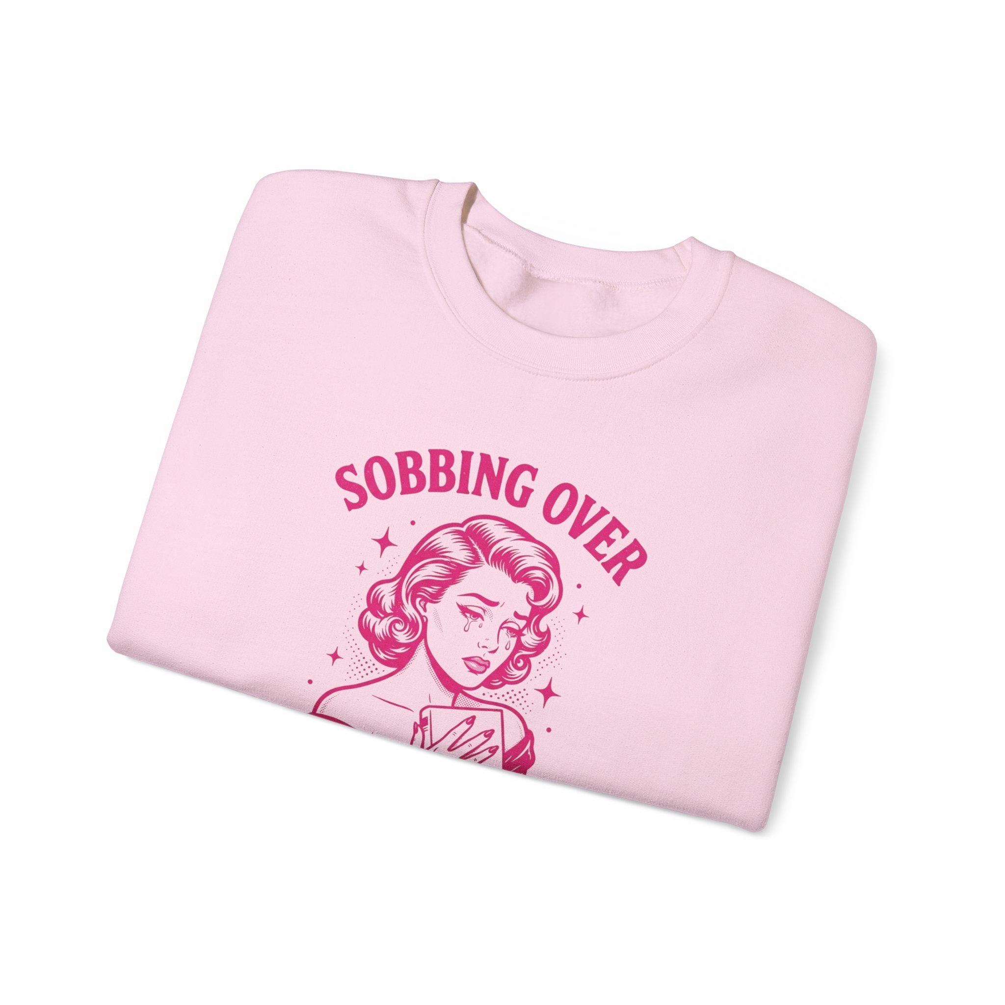 Sobbing Over Fictional Men Sweatshirt | BookTok Romance Club