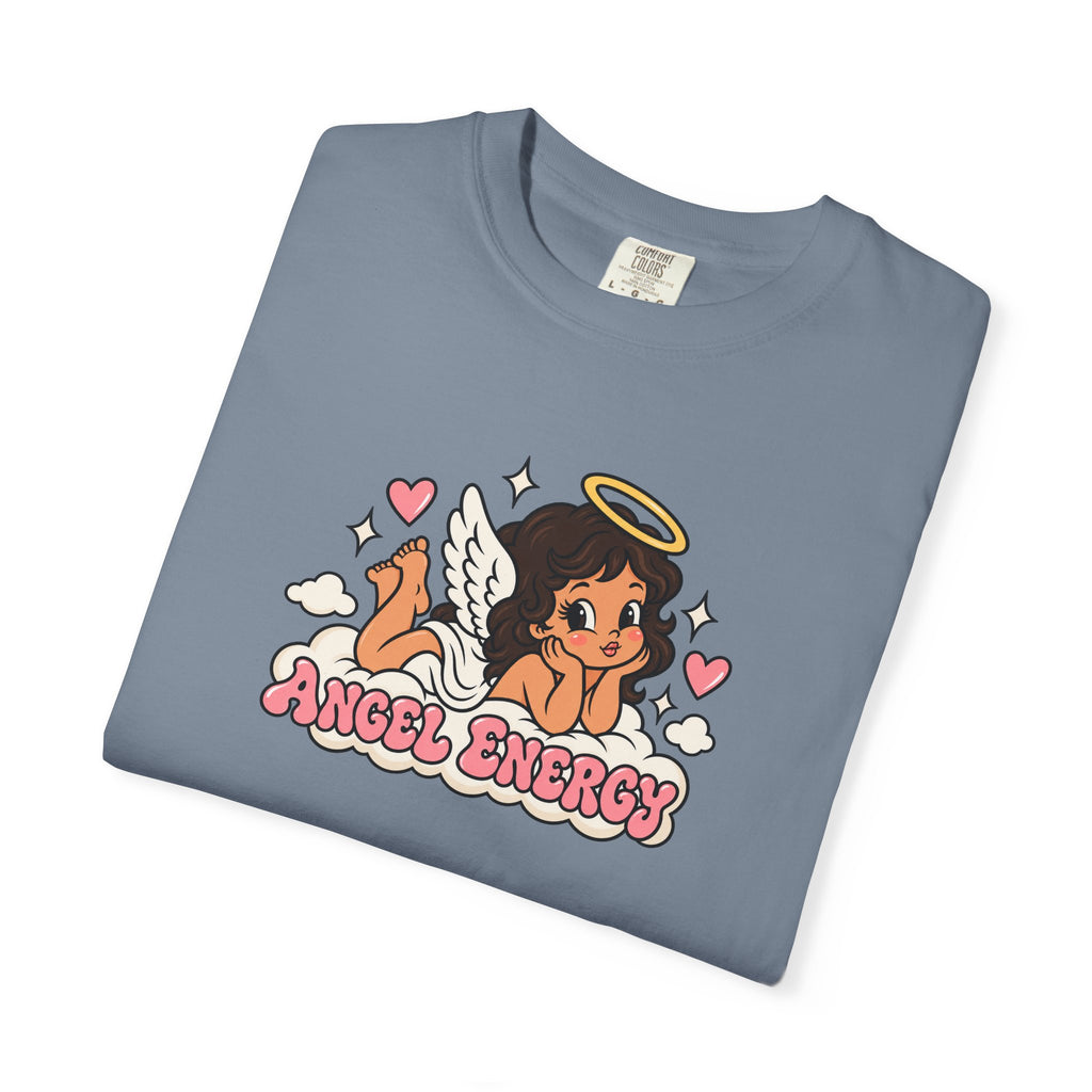 Angel Energy T-Shirt — Cute Retro Angel Graphic Tee