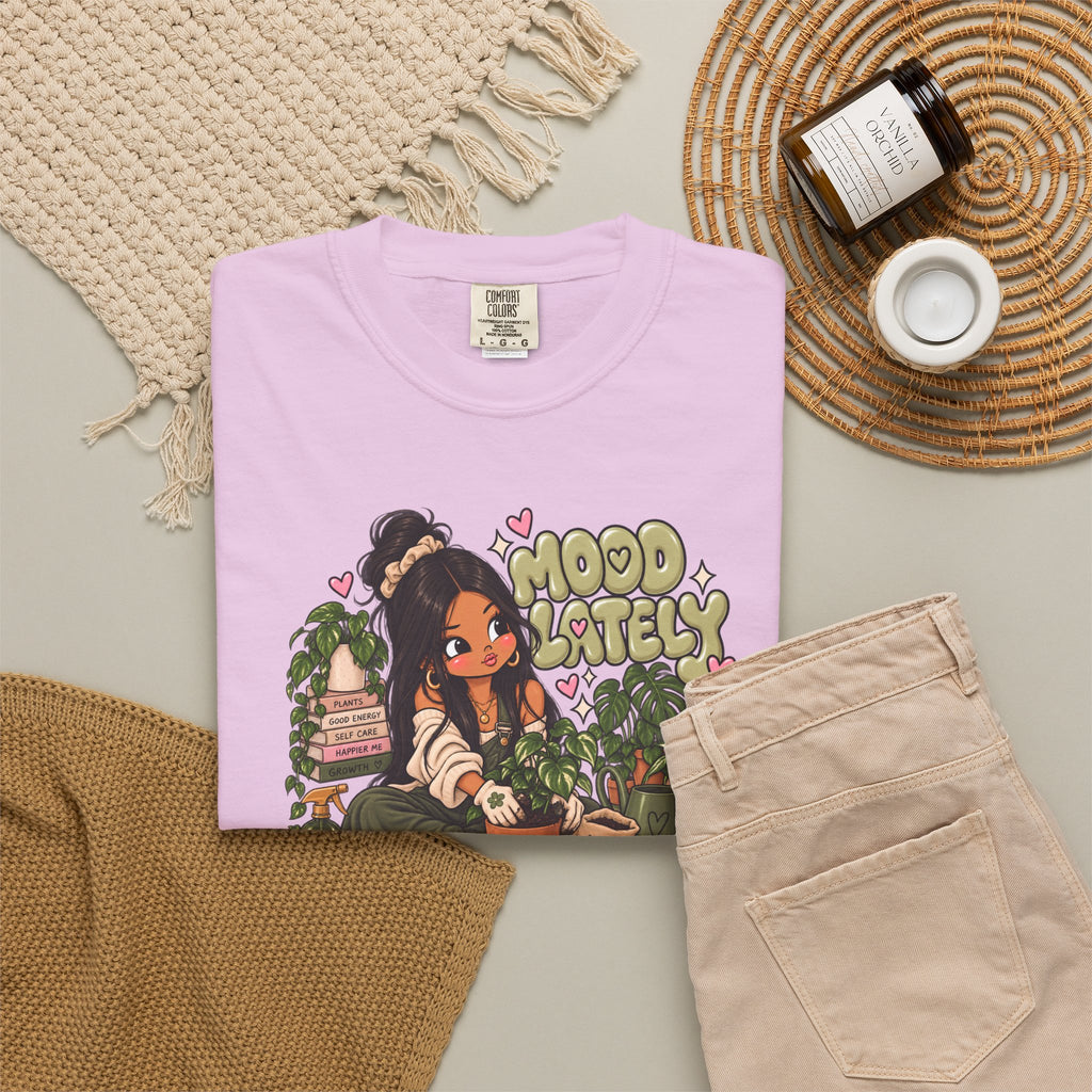 Plant Lady T-Shirt — 'Plant Baby' Cute Girl with Houseplants Graphic Tee