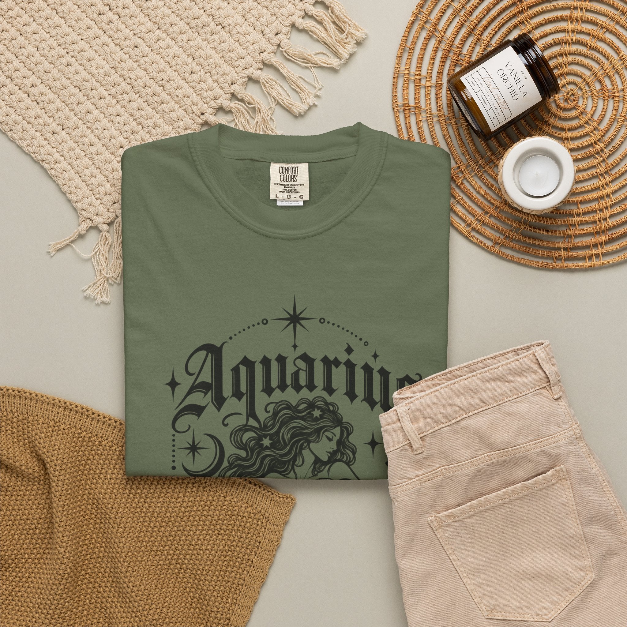 Aquarius Zodiac T-Shirt — Water Bearer Astrology Tee