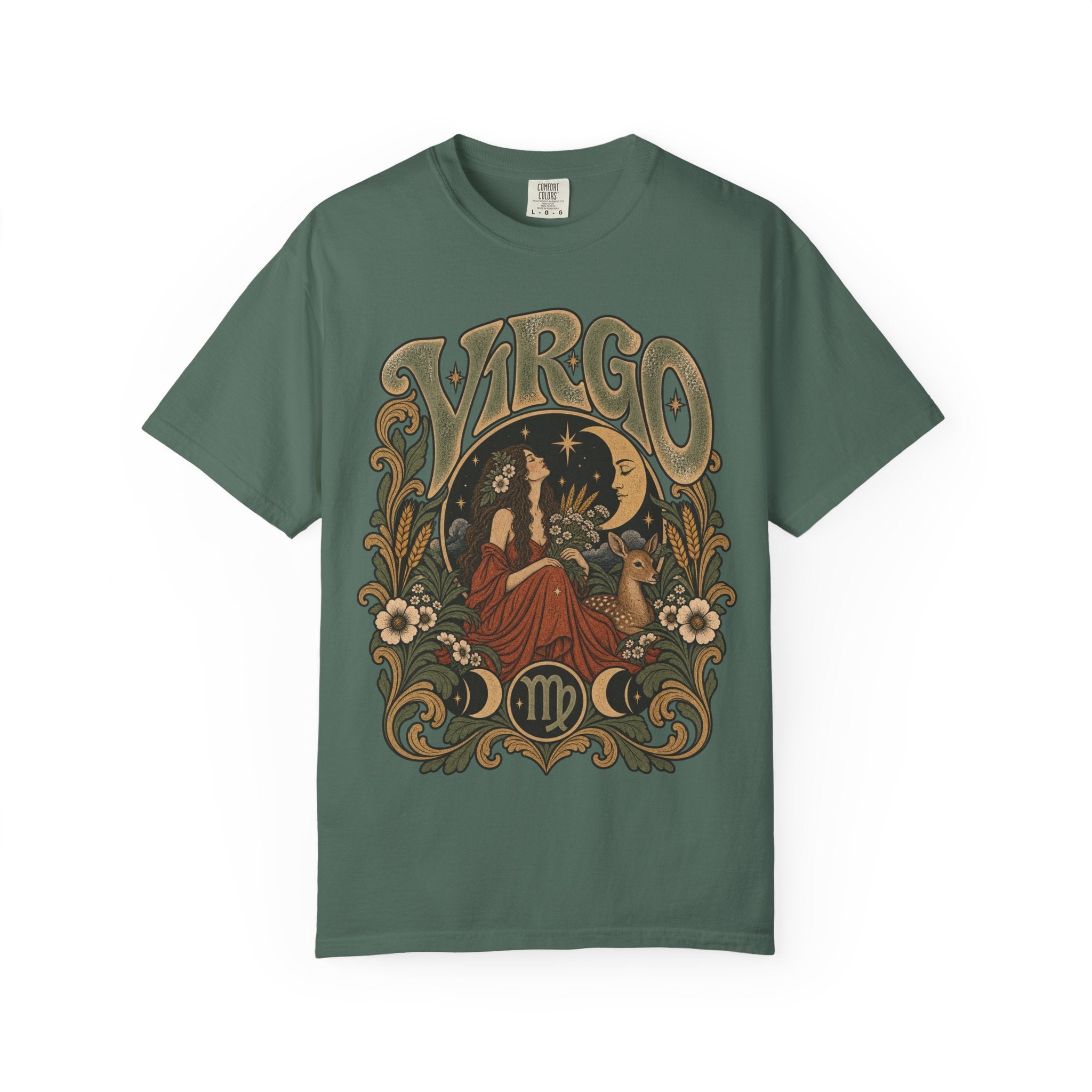 Virgo Zodiac T-Shirt — Vintage Astrology Graphic Tee