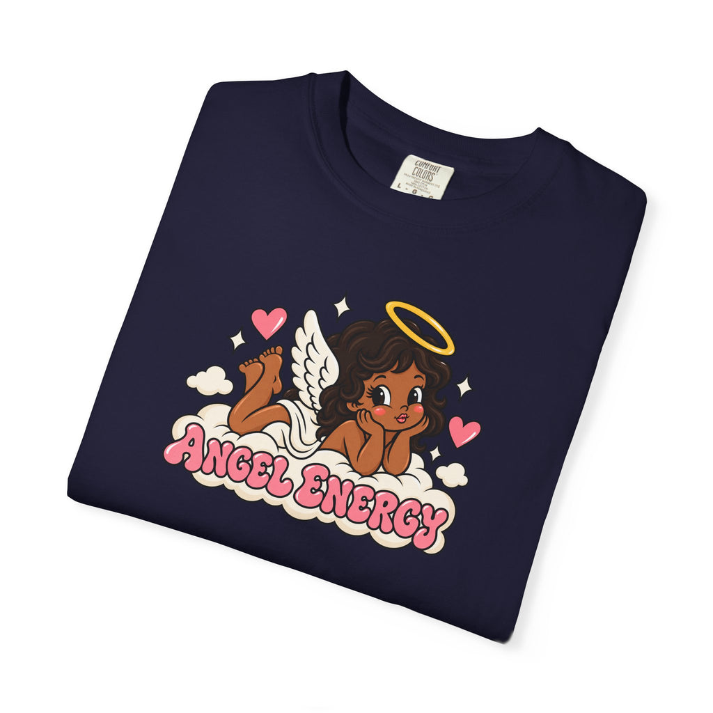 Angel Energy T-Shirt — Cute Retro Angel Graphic Tee