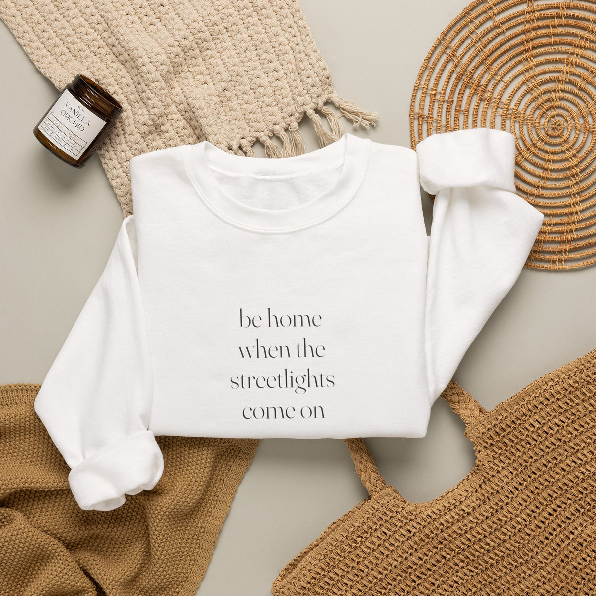 Home When The Streetlights Come On Sweatshirt