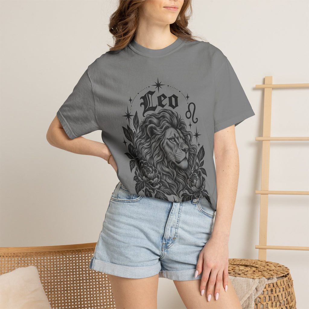 Leo Zodiac Lion T-Shirt — Astrology Horoscope Tee