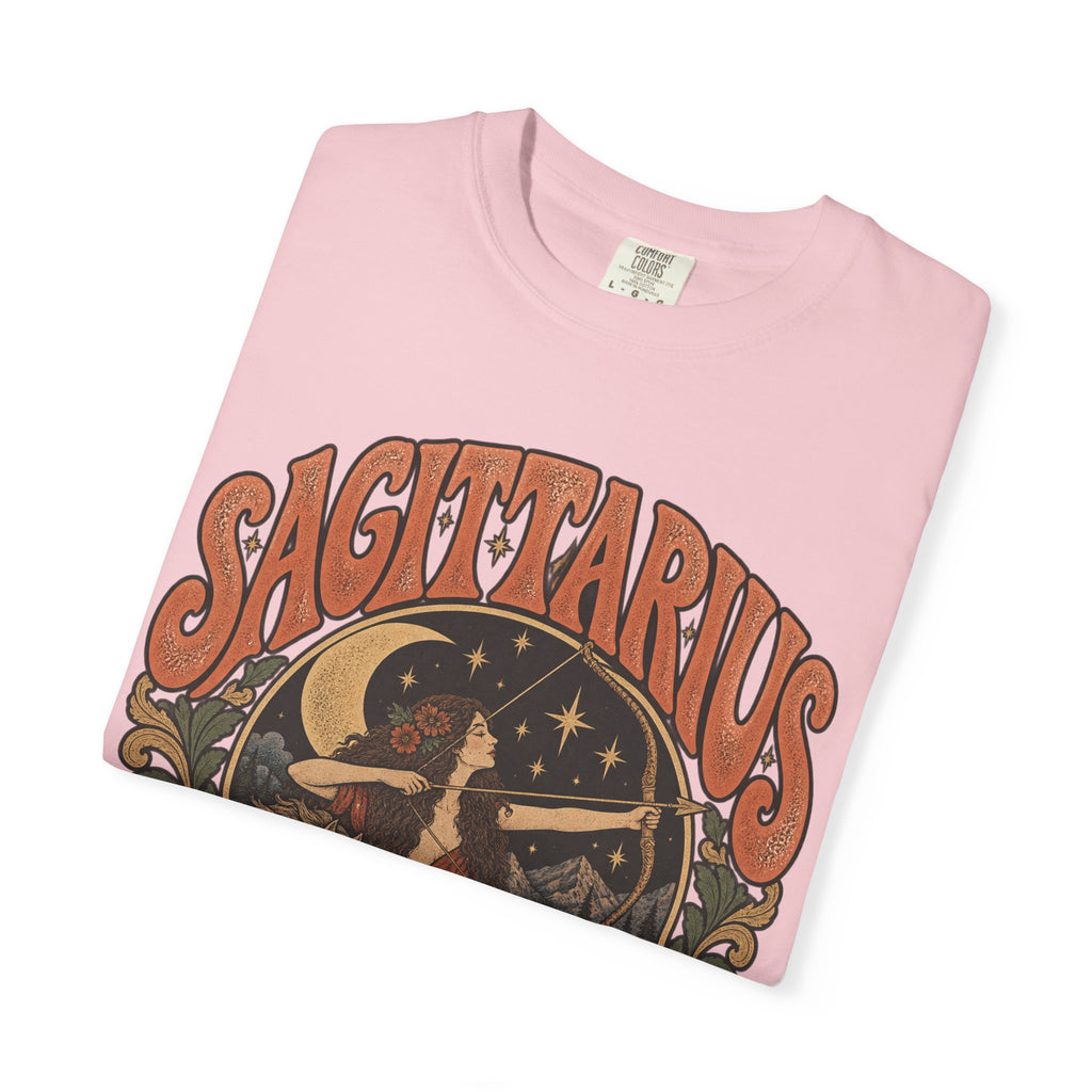 Sagittarius Zodiac T-Shirt — Retro Astrology Archer Design