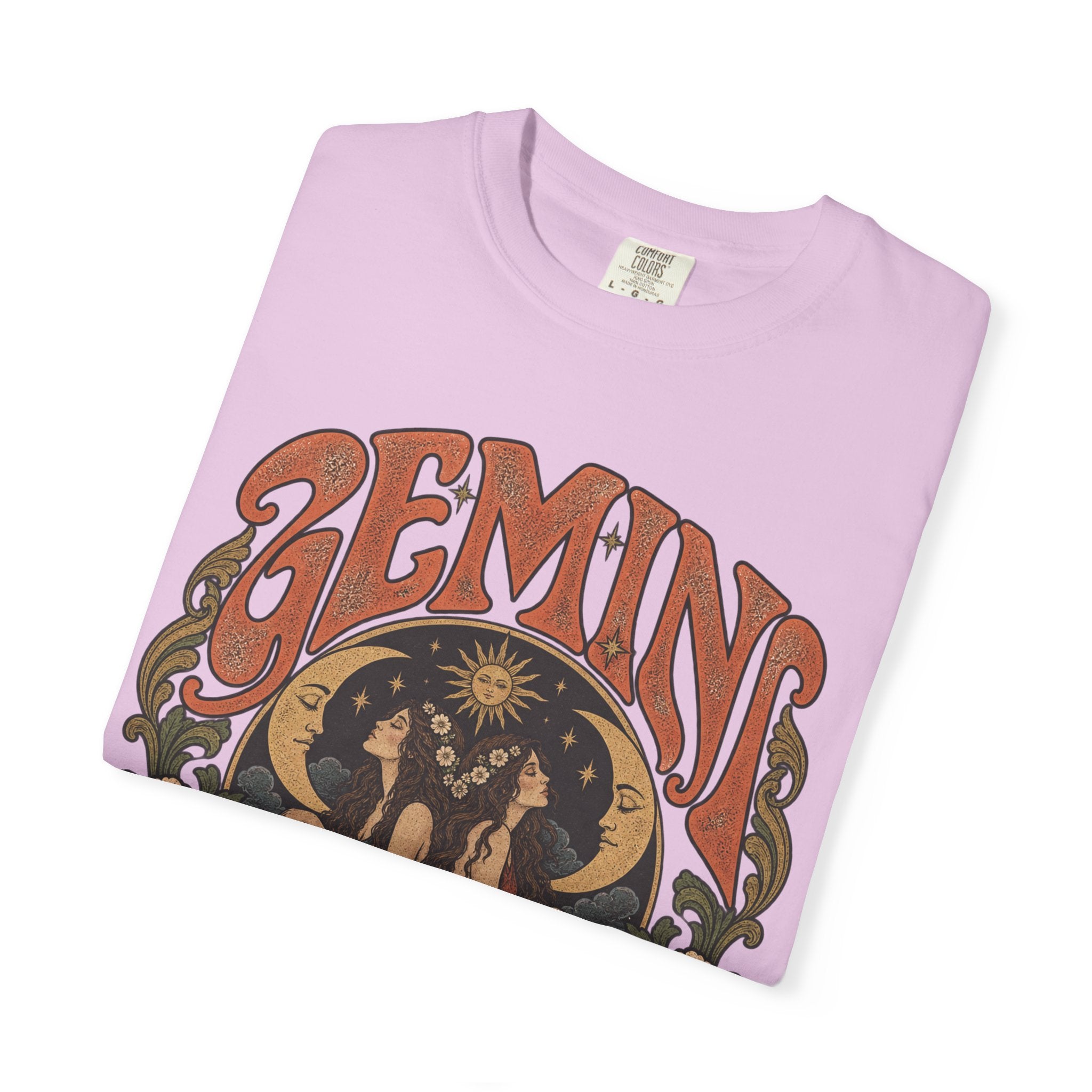 Gemini Zodiac T-Shirt — Vintage Astrological Graphic Tee