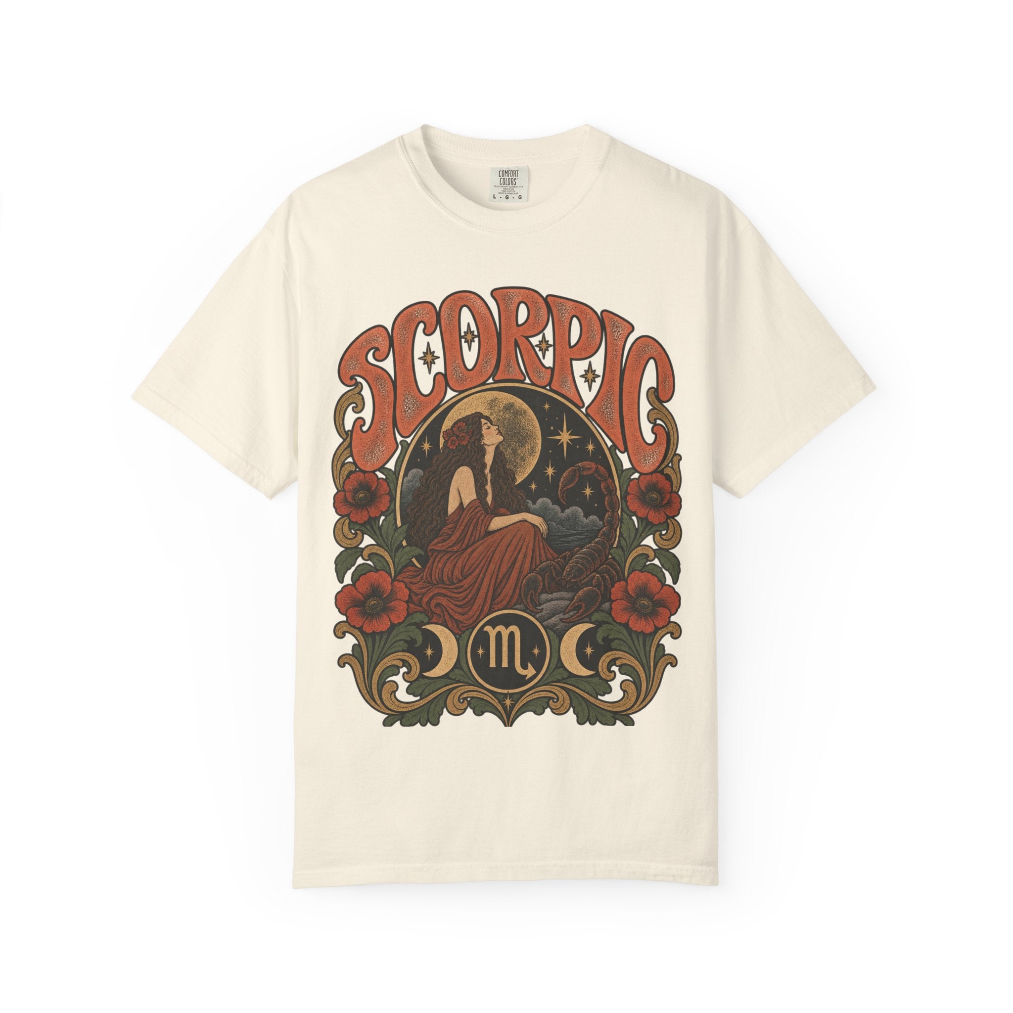Scorpio Zodiac Tee — Vintage Astrology Graphic T-Shirt