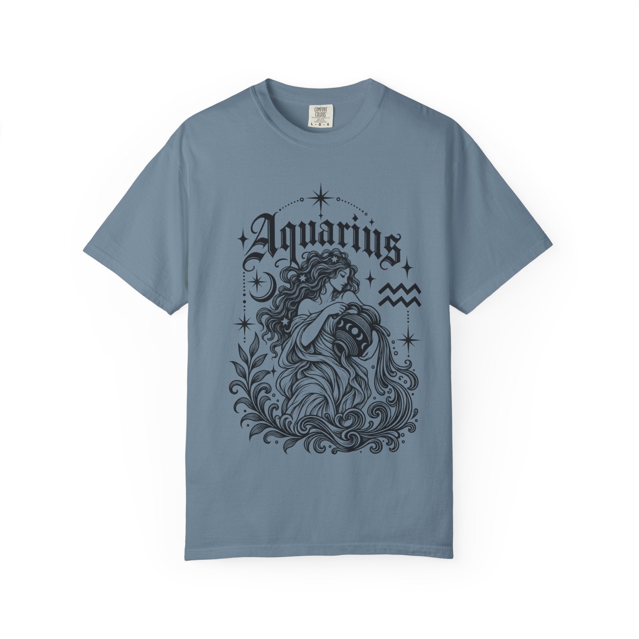 Aquarius Zodiac T-Shirt — Water Bearer Astrology Tee