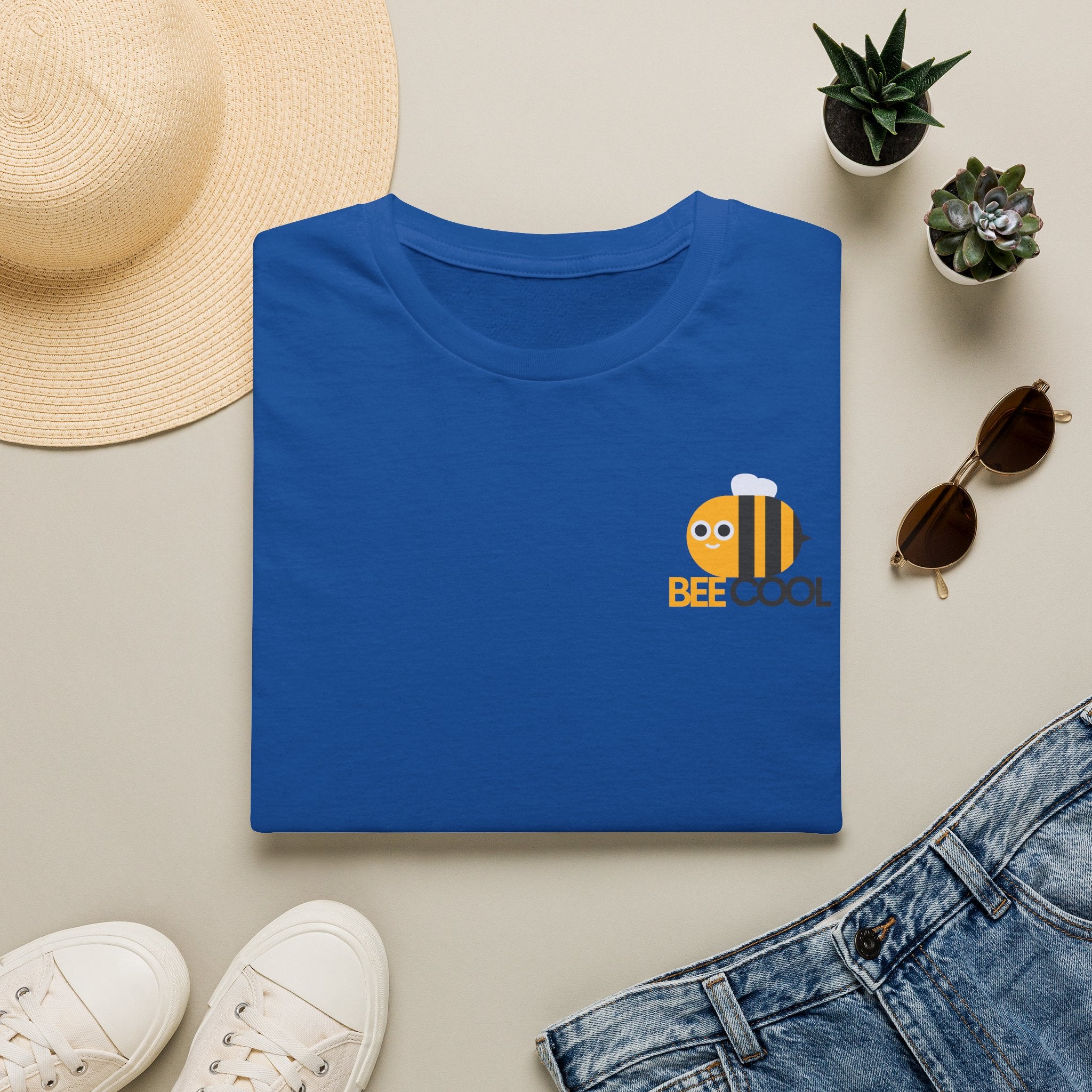 Bee Cool T‑Shirt — Cute Minimal Bee Graphic Tee