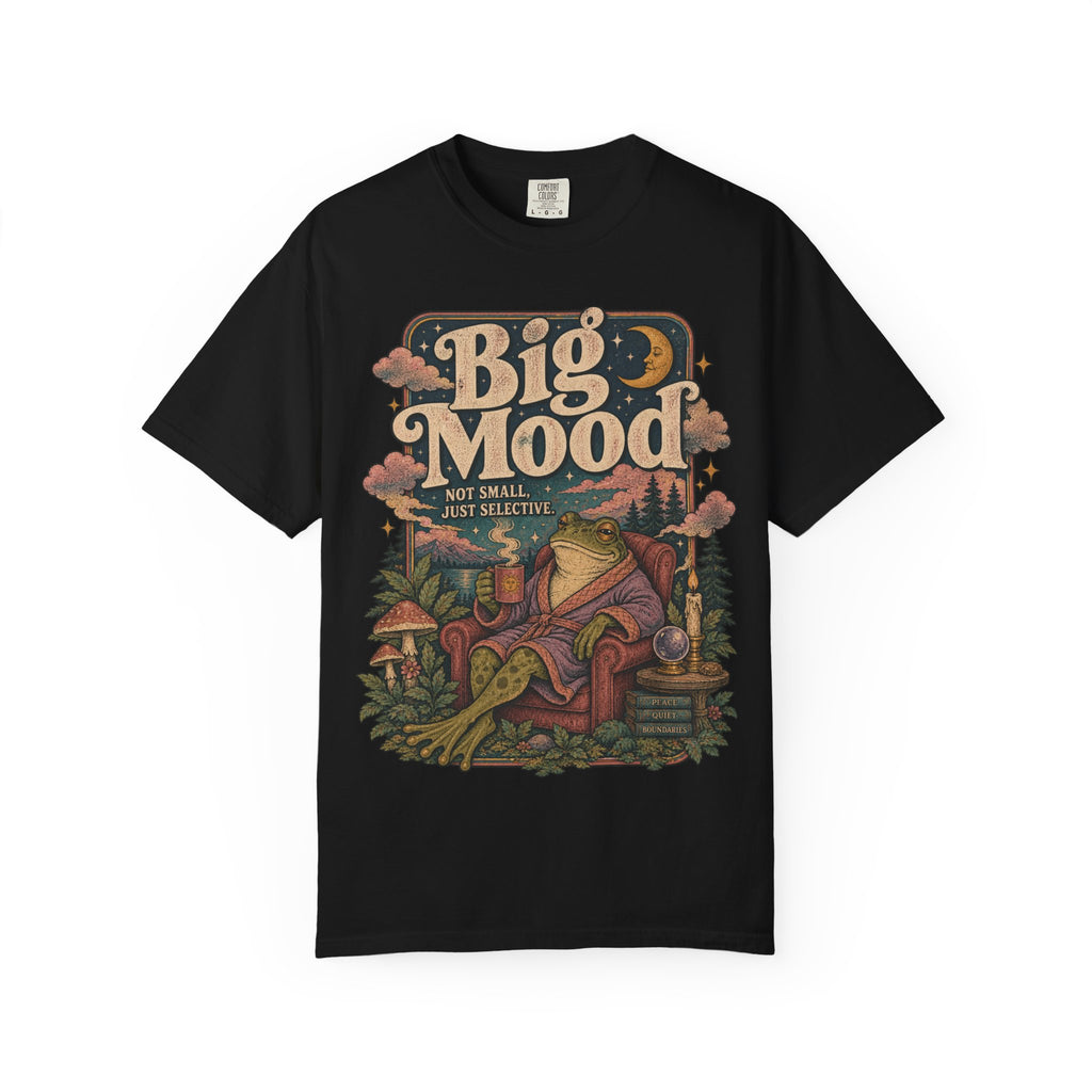 Big Mood Graphic T-Shirt — Cozy Retro Camping Vibe