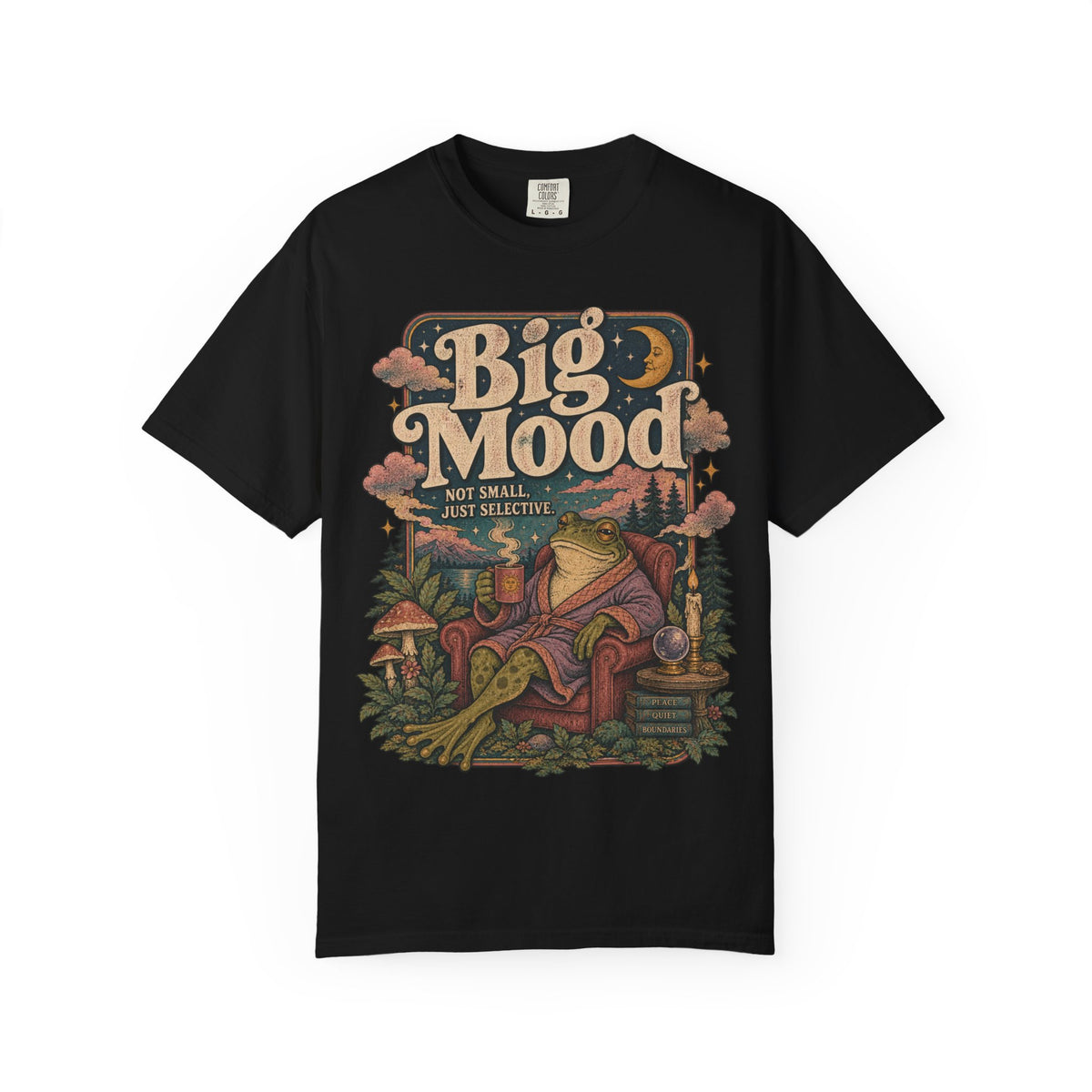 Big Mood Graphic T-Shirt — Cozy Retro Camping Vibe