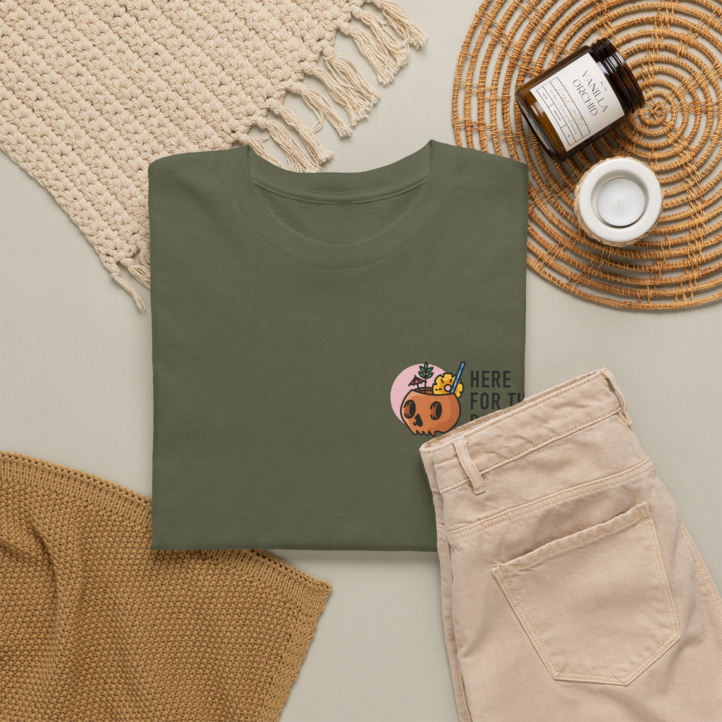 Here for the Boos Halloween T‑Shirt — Cute Boo Crew Graphic Tee