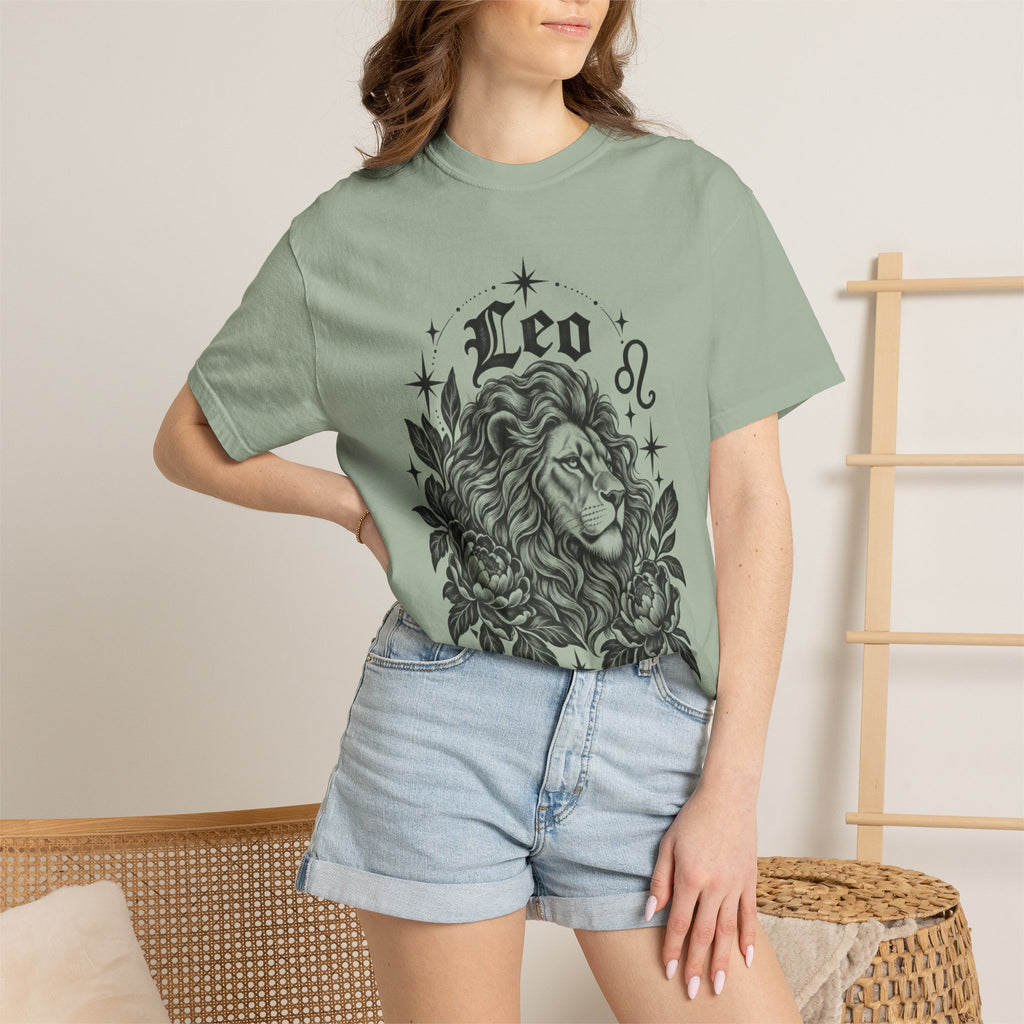 Leo Zodiac Lion T-Shirt — Astrology Horoscope Tee