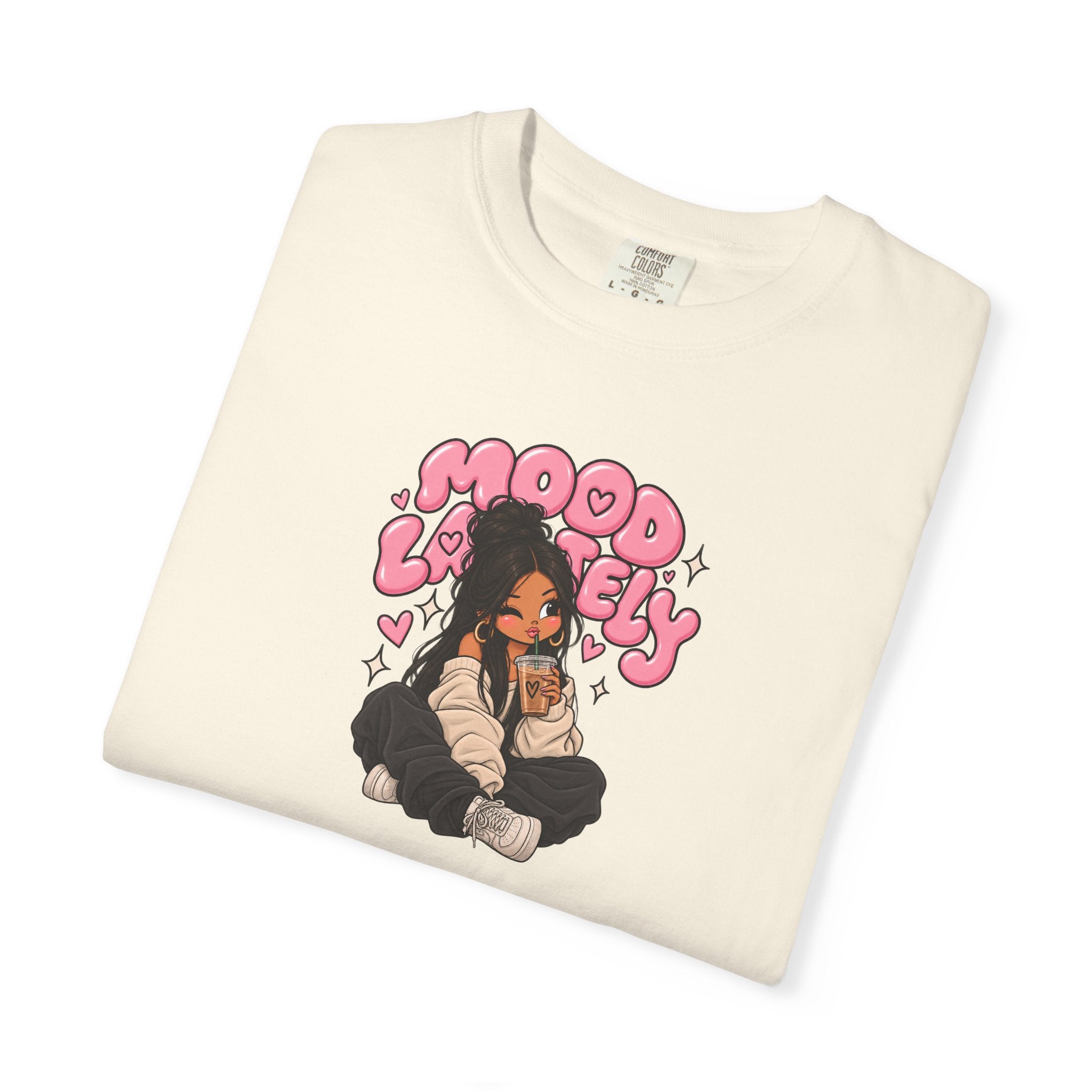 Mood Lovely T-Shirt — Cute Cartoon Girl Graphic Tee
