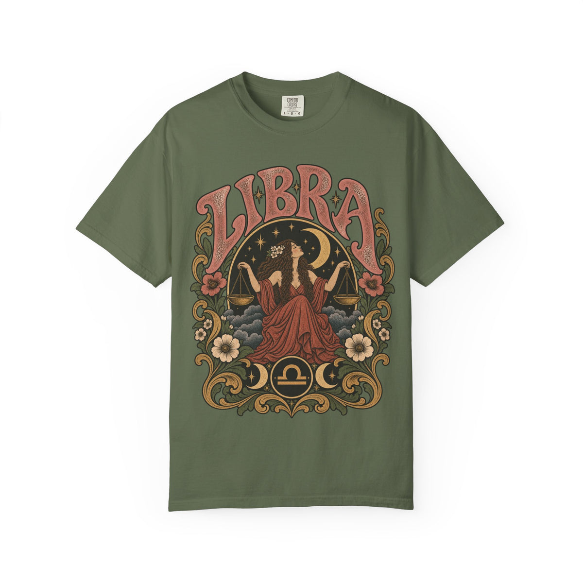 T-Shirt — Libra Vintage Zodiac Graphic Tee