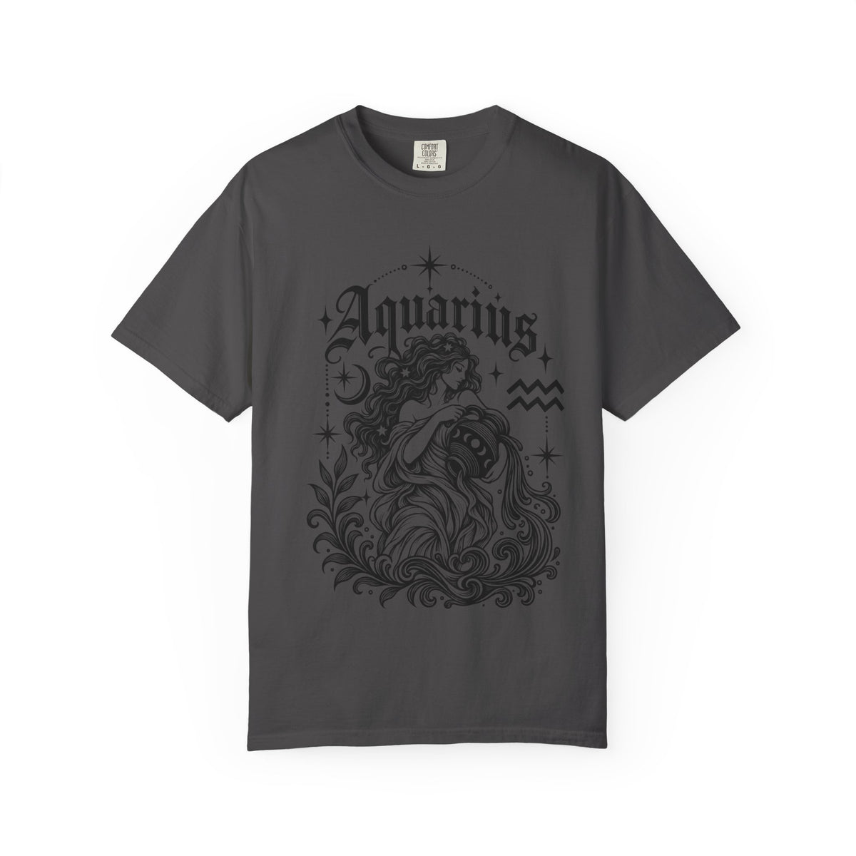 Aquarius Water Bearer Zodiac Tee — Astrology Graphic T-Shirt