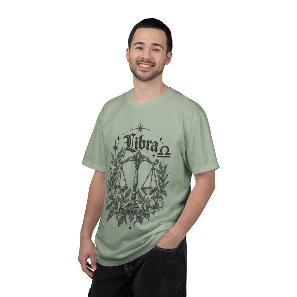 Libra Zodiac Scales T-Shirt — Astrological Sign Graphic Tee