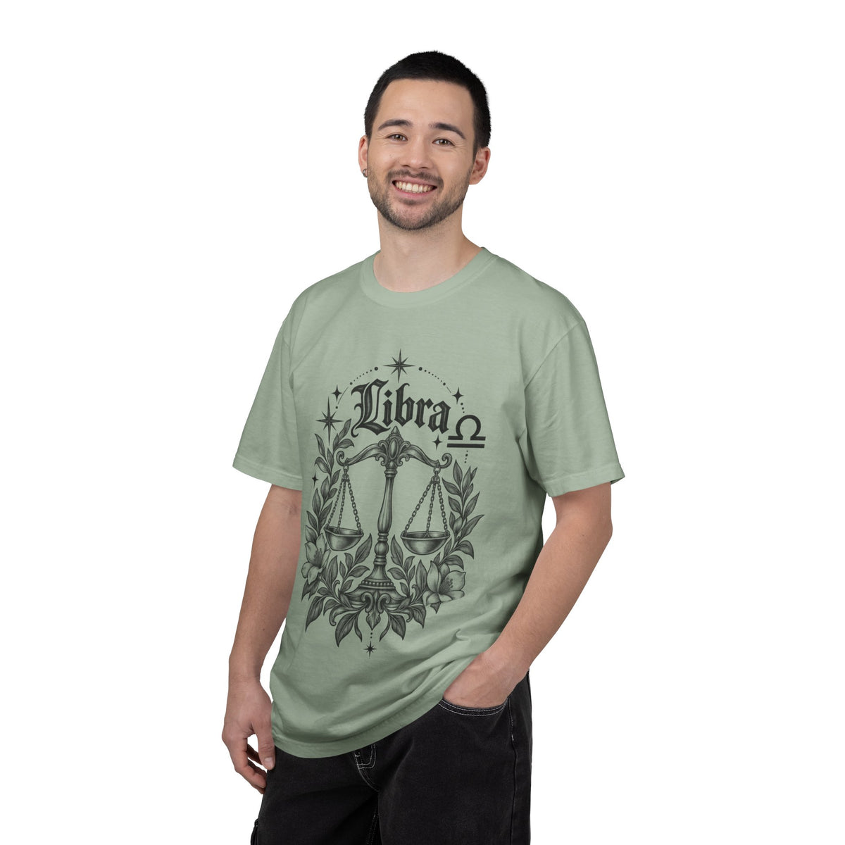 Libra Zodiac Scales T-Shirt — Astrological Sign Graphic Tee