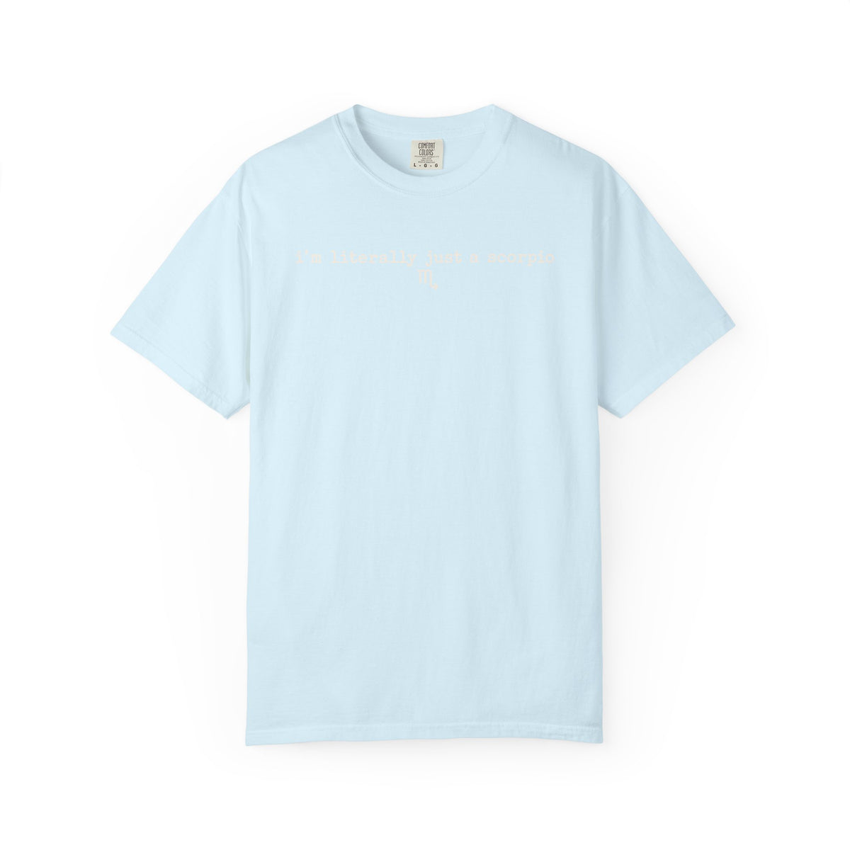 I'm Literally Just a Scorpio Tee — Funny Zodiac Graphic T-Shirt