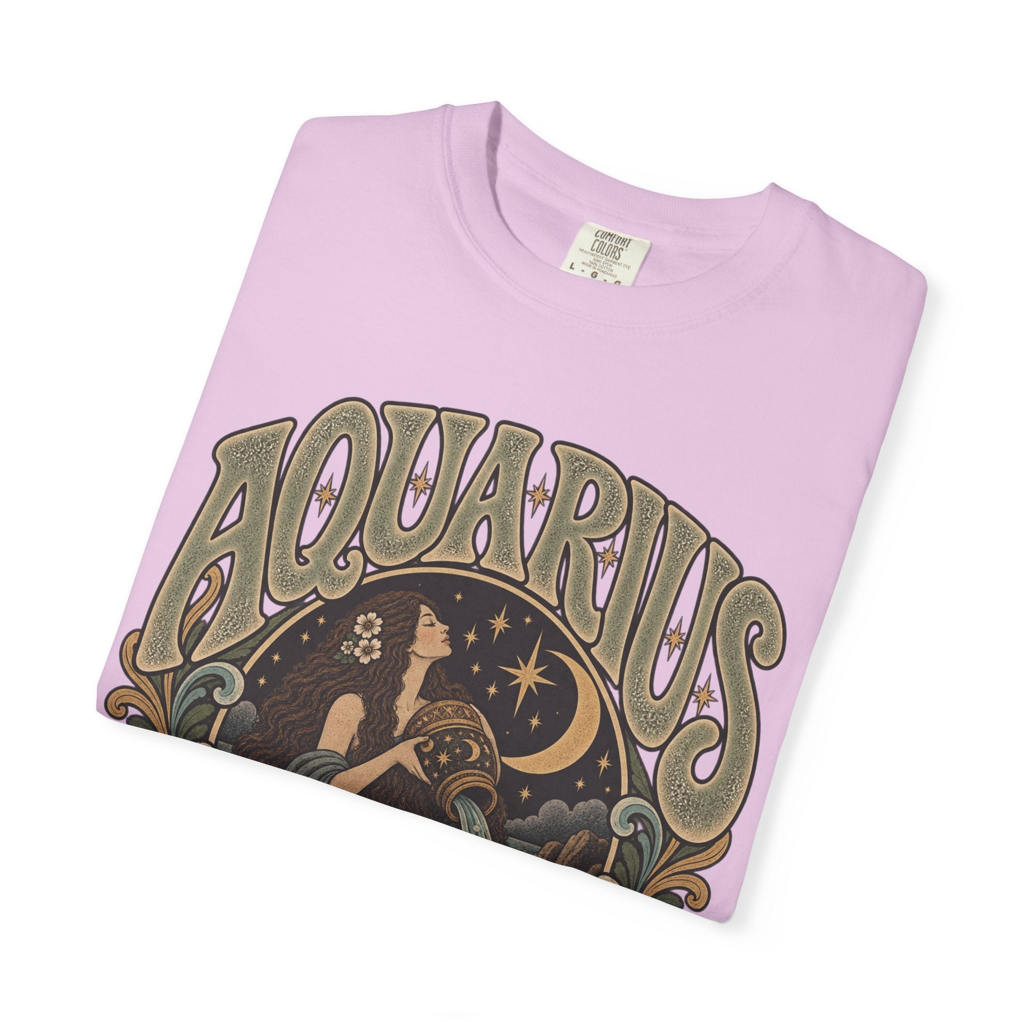 Aquarius Zodiac T-Shirt — Vintage Astrological Sign Tee